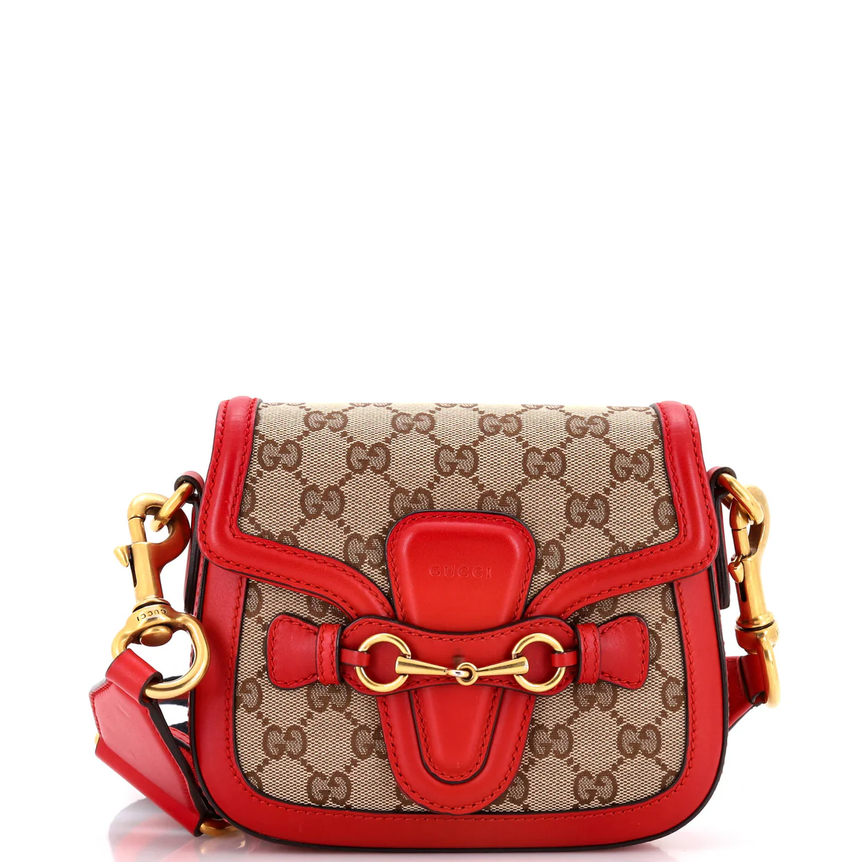 Lady Web Shoulder Bag GG Canvas Small - Deep Luxury