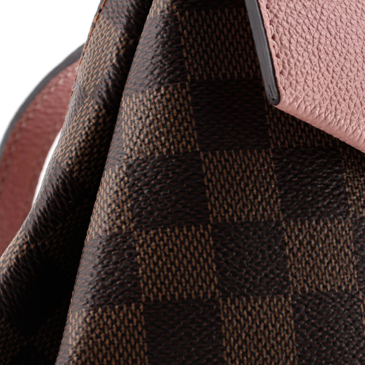 Clapton Backpack Damier and Leather - Deep Luxury