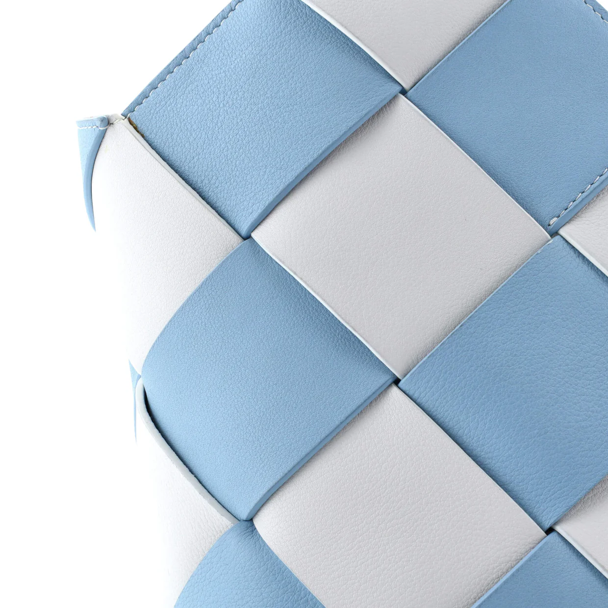 Woven Basket Bag Leather Small - Deep Luxury