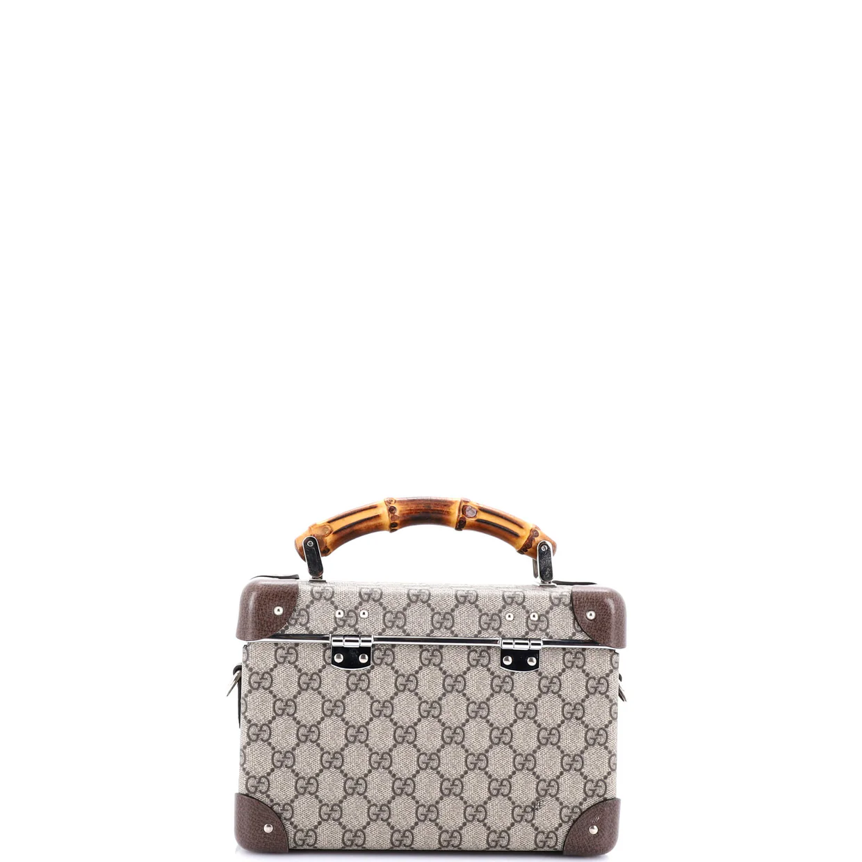 Bamboo Globe-Trotter Vanity Case GG Coated Canvas - Deep Luxury