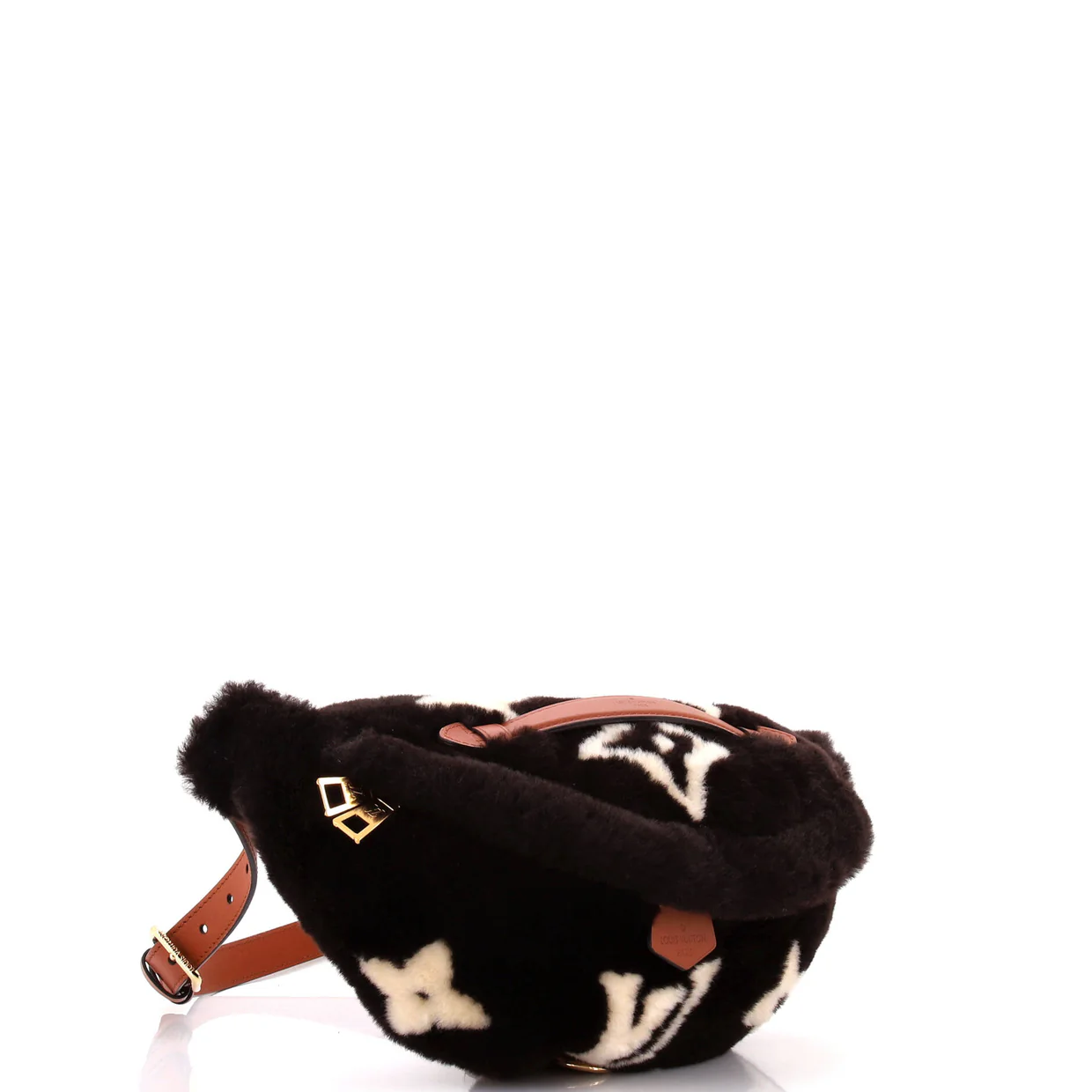 Bum Bag Monogram Giant Teddy Fleece - Deep Luxury