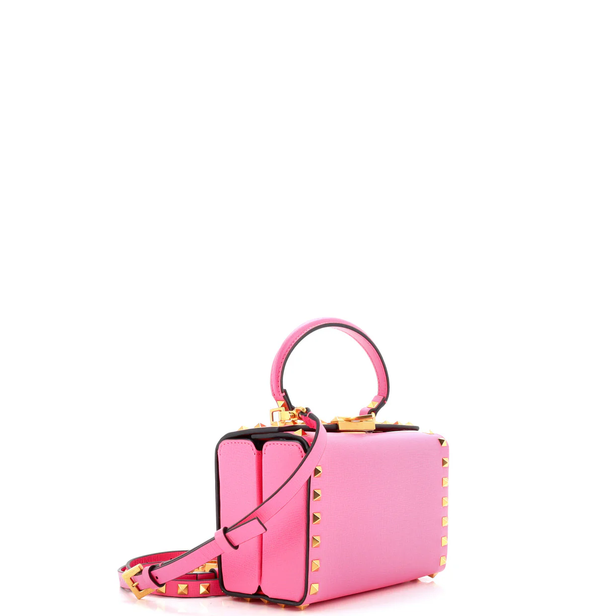 Rockstud Alcove Box Bag Leather - Deep Luxury