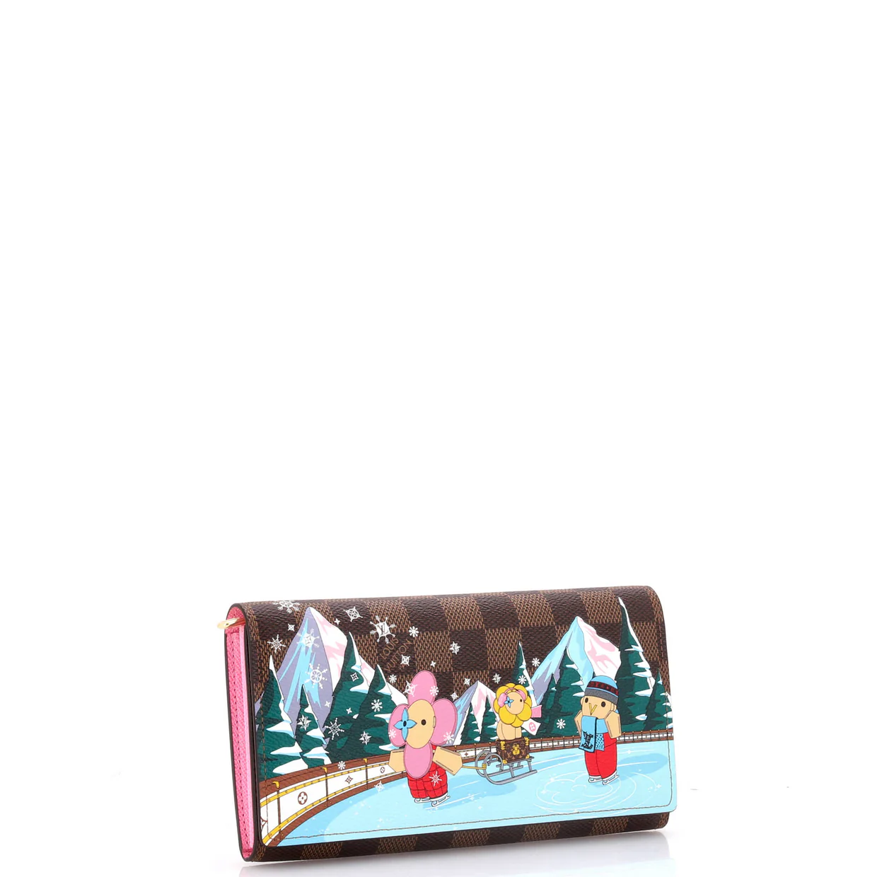 Sarah Wallet Limited Edition Vivienne Xmas Damier - Deep Luxury