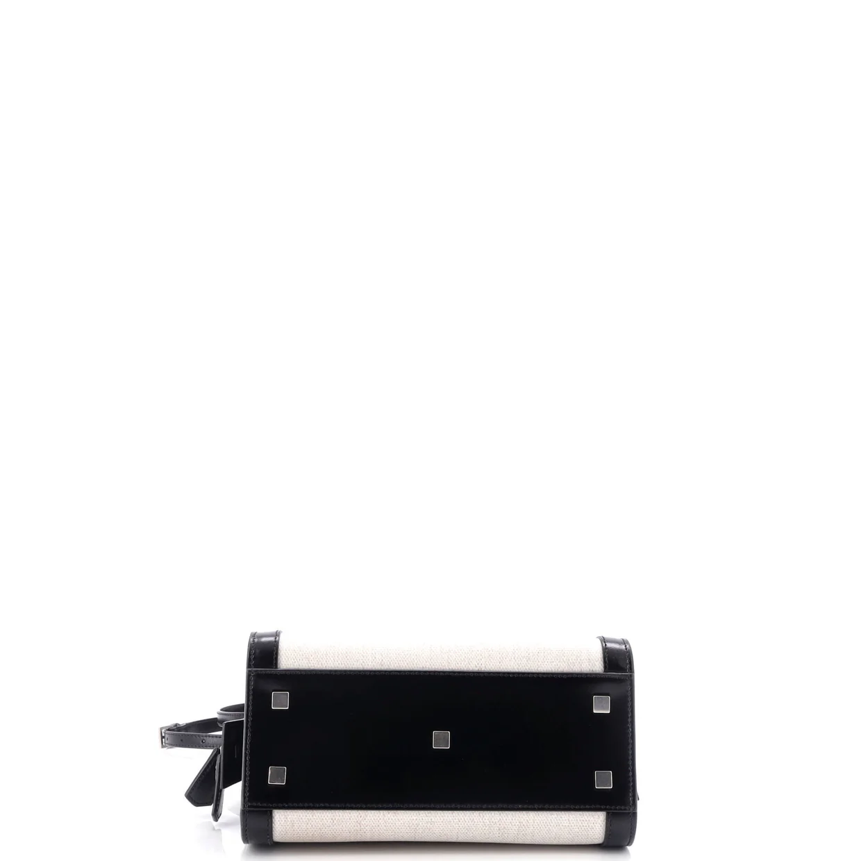 Uptown Tote Canvas with Leather Small - Deep Luxury