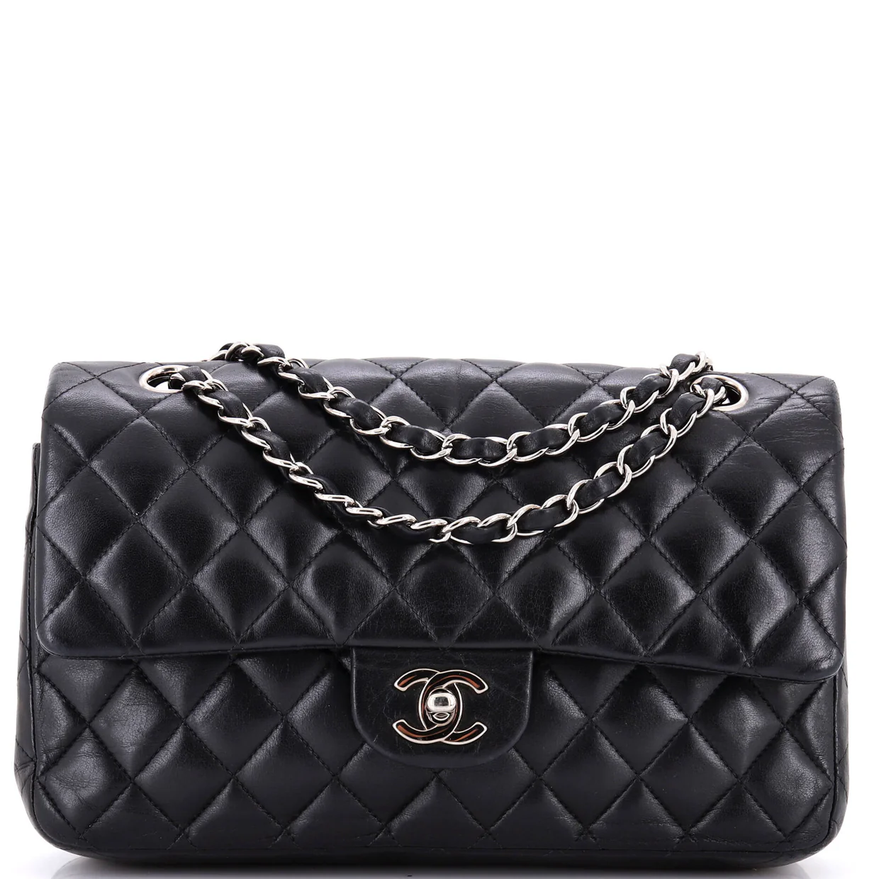 Vintage Classic Double Flap Bag Quilted Lambskin Medium - Deep Luxury