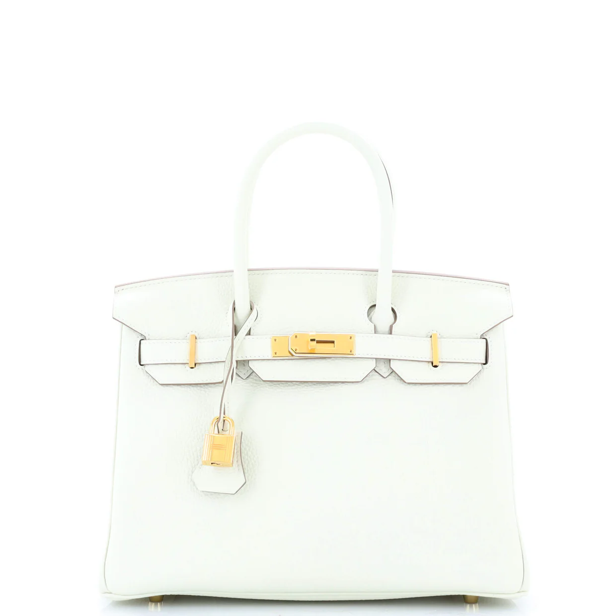 Birkin Handbag Light Togo with Gold Hardware 30 - Deep Luxury