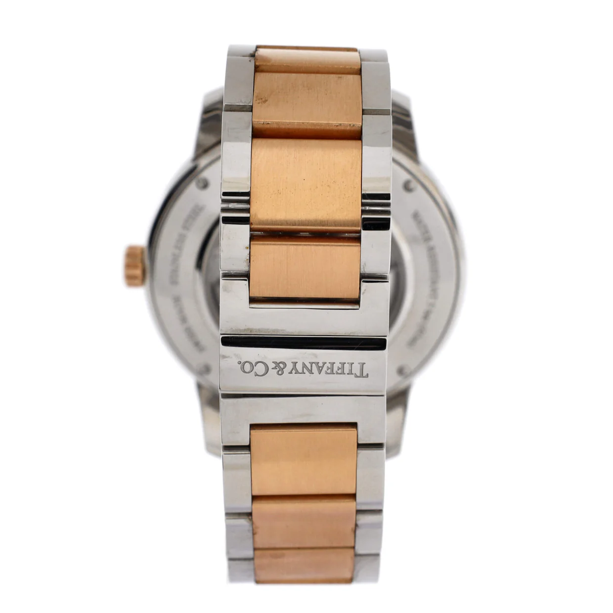 Atlas Dome Automatic Watch Stainless Steel and Rose Gold 42 - Deep Luxury