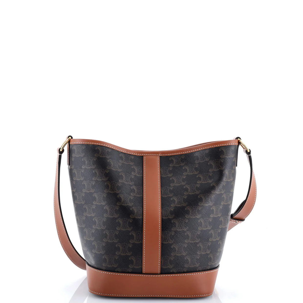 Bucket Bag Triomphe Coated Canvas Small - Deep Luxury