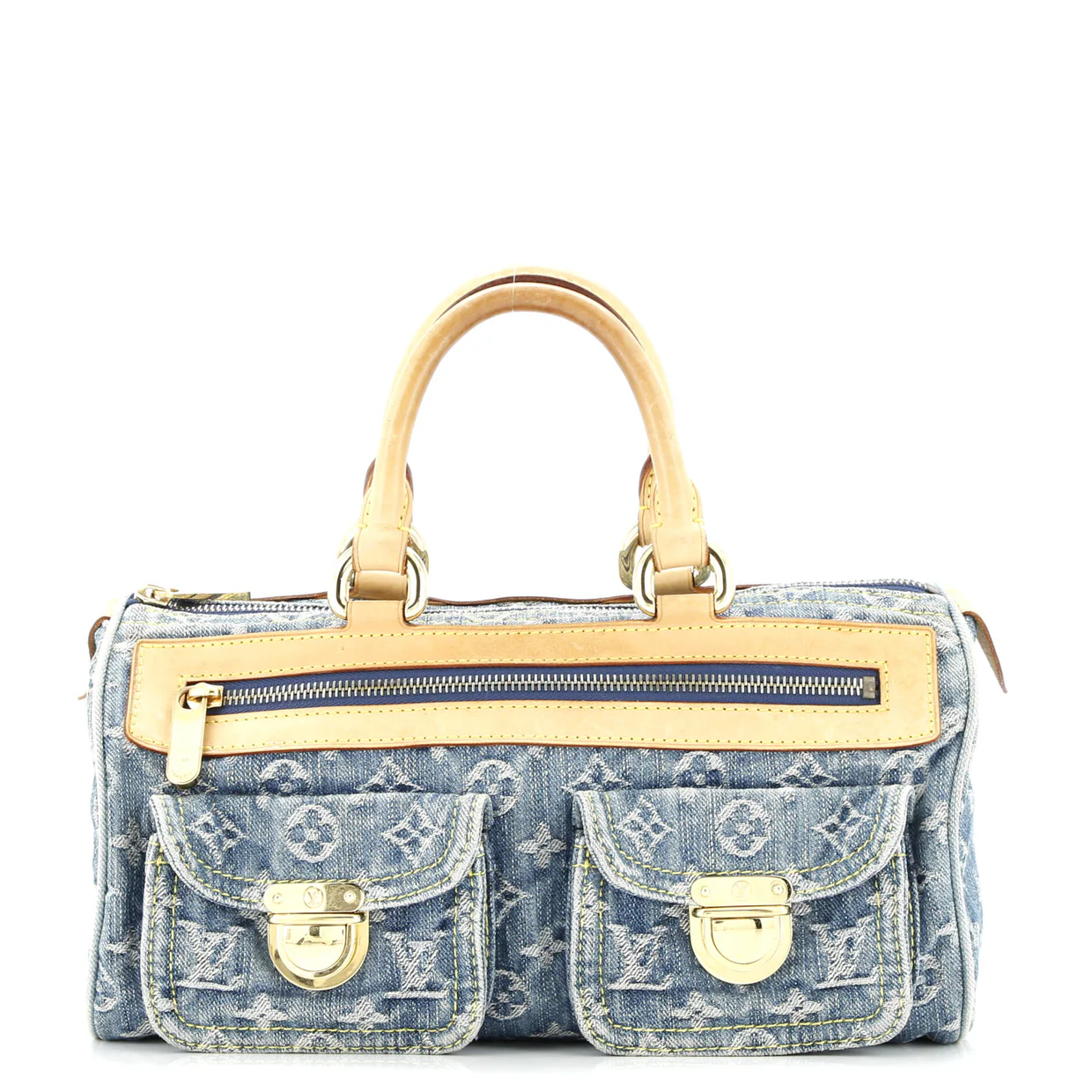 Neo Speedy Bag Denim - Deep Luxury