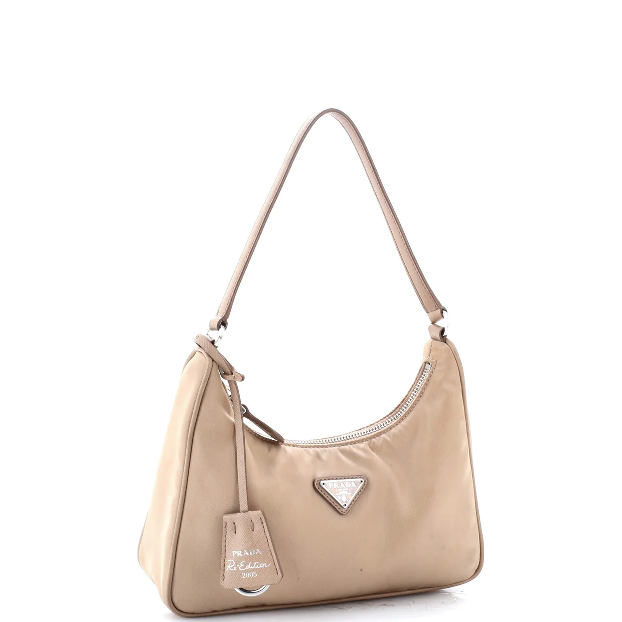 Re-Edition 2005 Hobo Tessuto with Saffiano Leather Mini - Deep Luxury