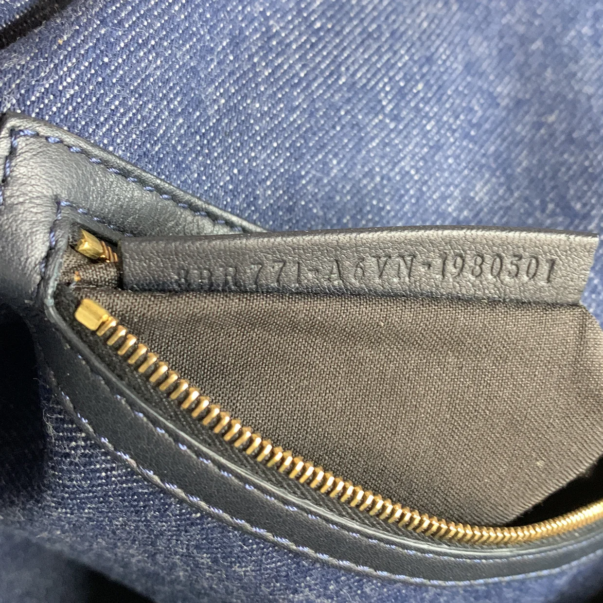 Baguette NM Bag Denim Large - Deep Luxury