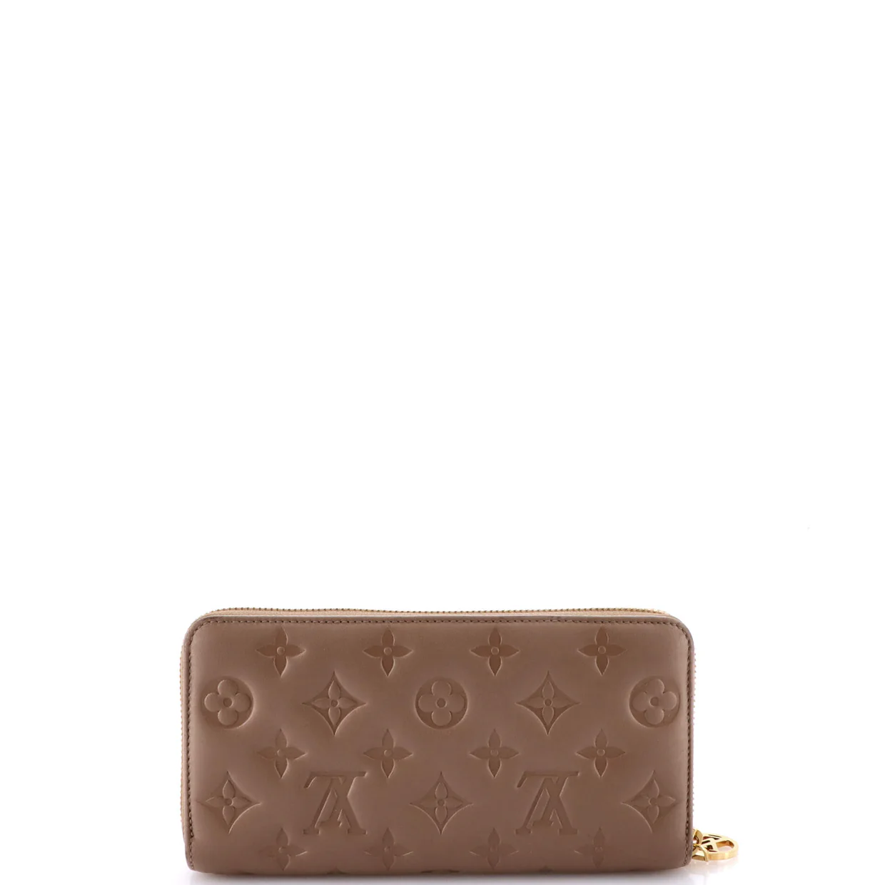 Coussin Zippy Wallet Monogram Embossed Lambskin - Deep Luxury