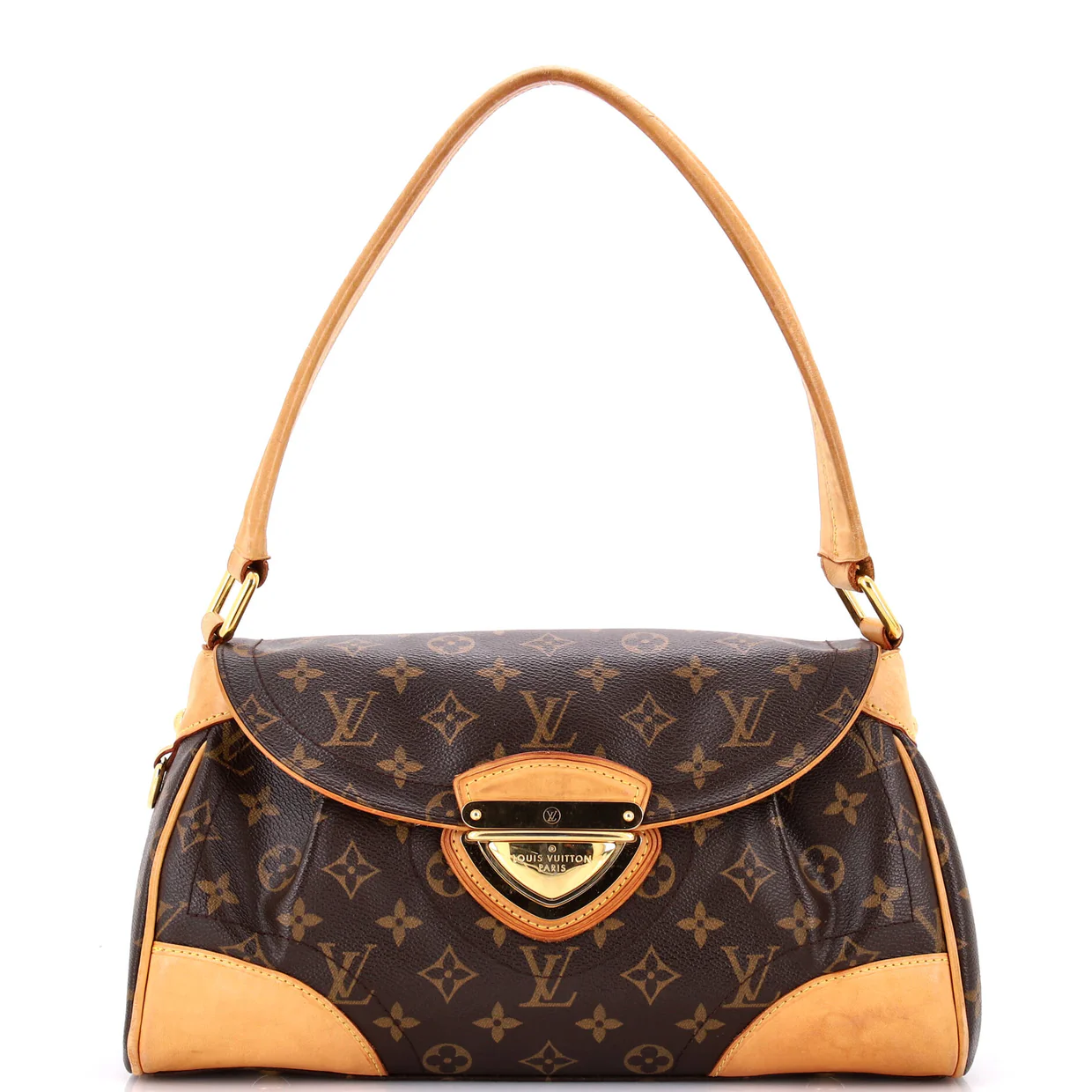 Beverly Handbag Monogram Canvas MM - Deep Luxury