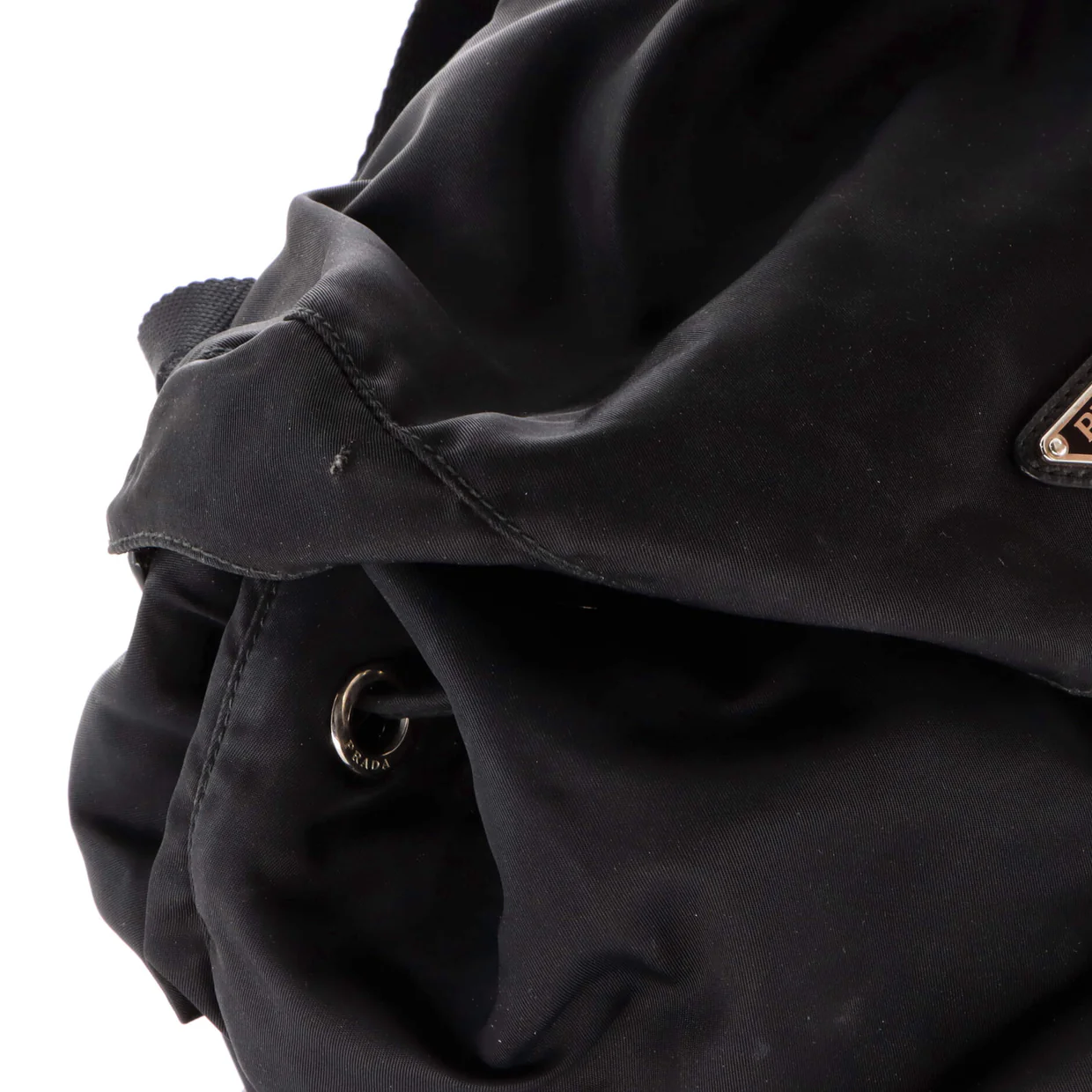 Vela Double Front Pocket Backpack Tessuto with Saffiano Leather Medium - Deep Luxury