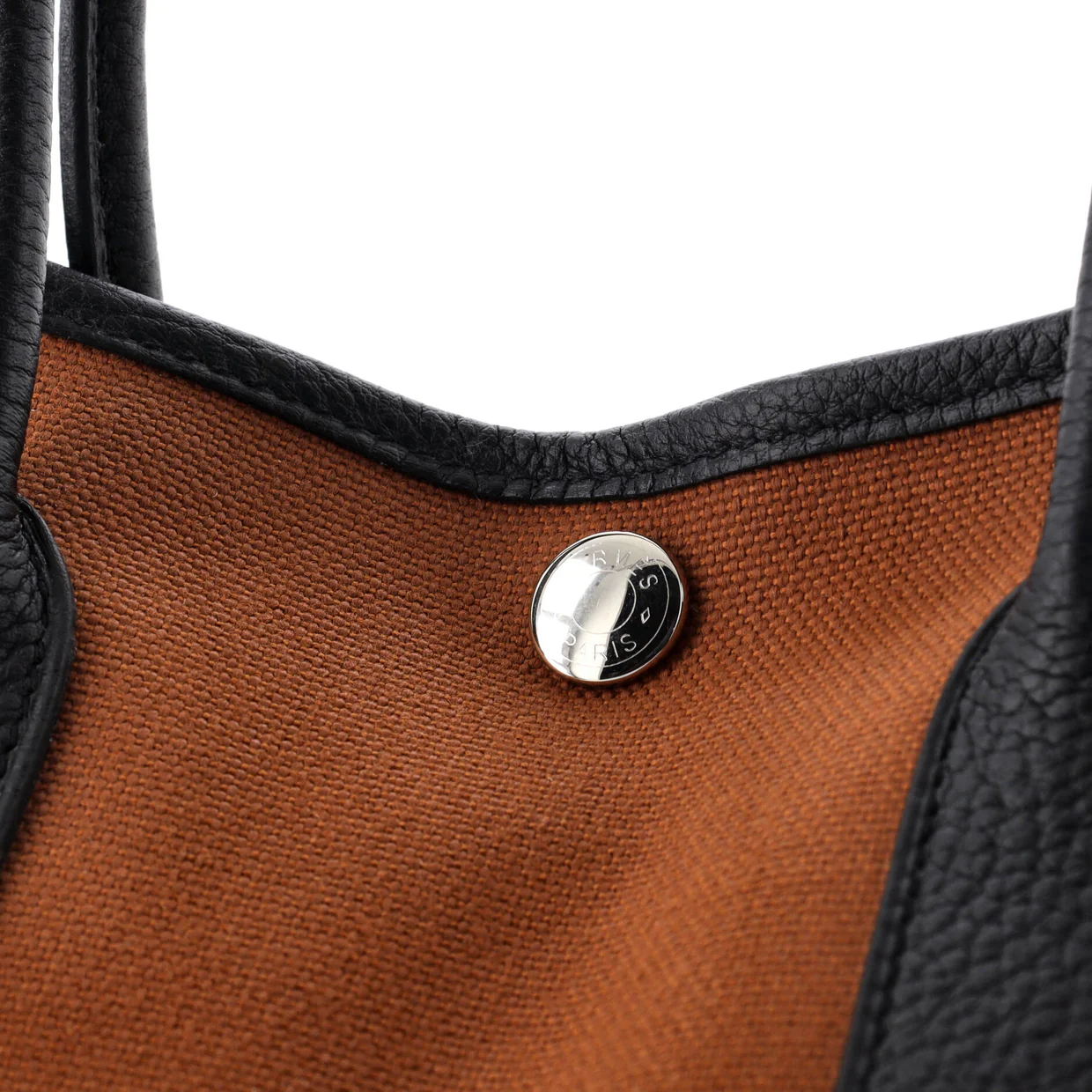 Garden Party Tote Toile and Leather 30 - Deep Luxury