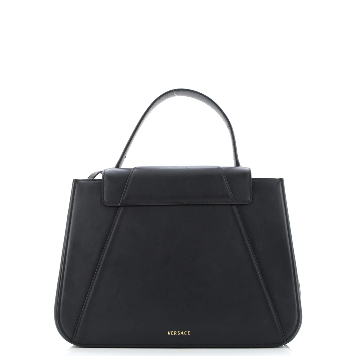 Virtus Top Handle Bag Leather Medium - Deep Luxury