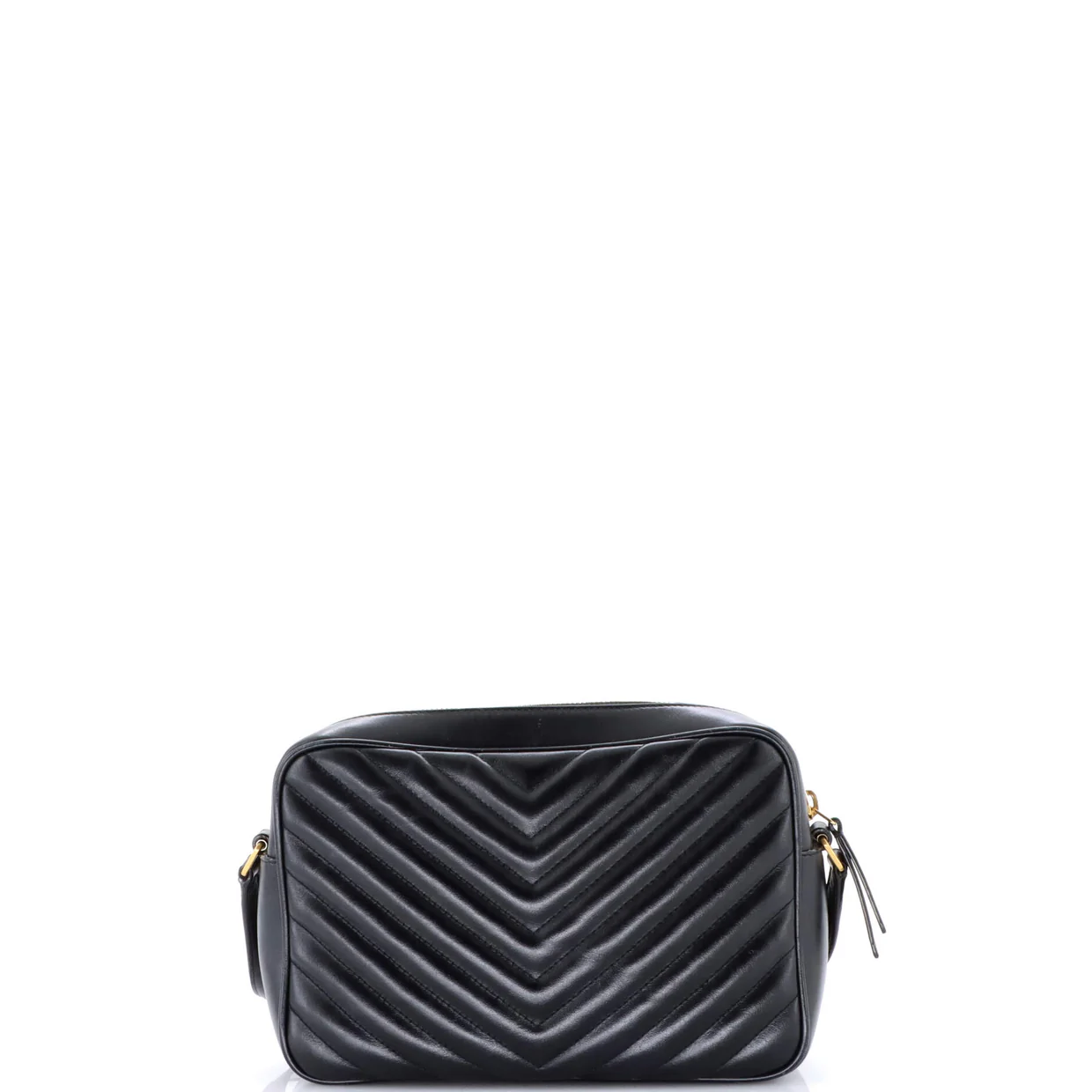 Lou Camera Bag Matelasse Chevron Leather Small - Deep Luxury