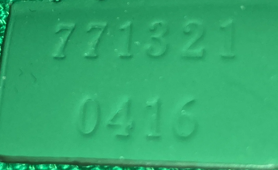 Front Zip Crossbody GG Rubber Effect Leather Mini - Deep Luxury