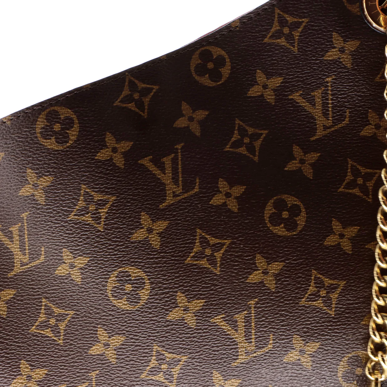 Surene Handbag Monogram Canvas with Leather MM - Deep Luxury