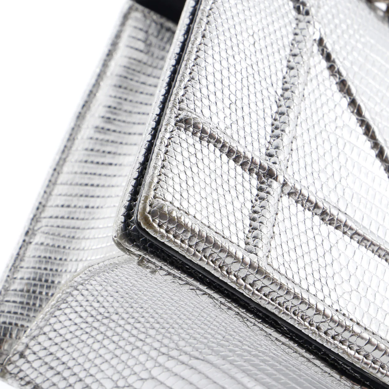 Diorama Flap Bag Lizard Medium - Deep Luxury