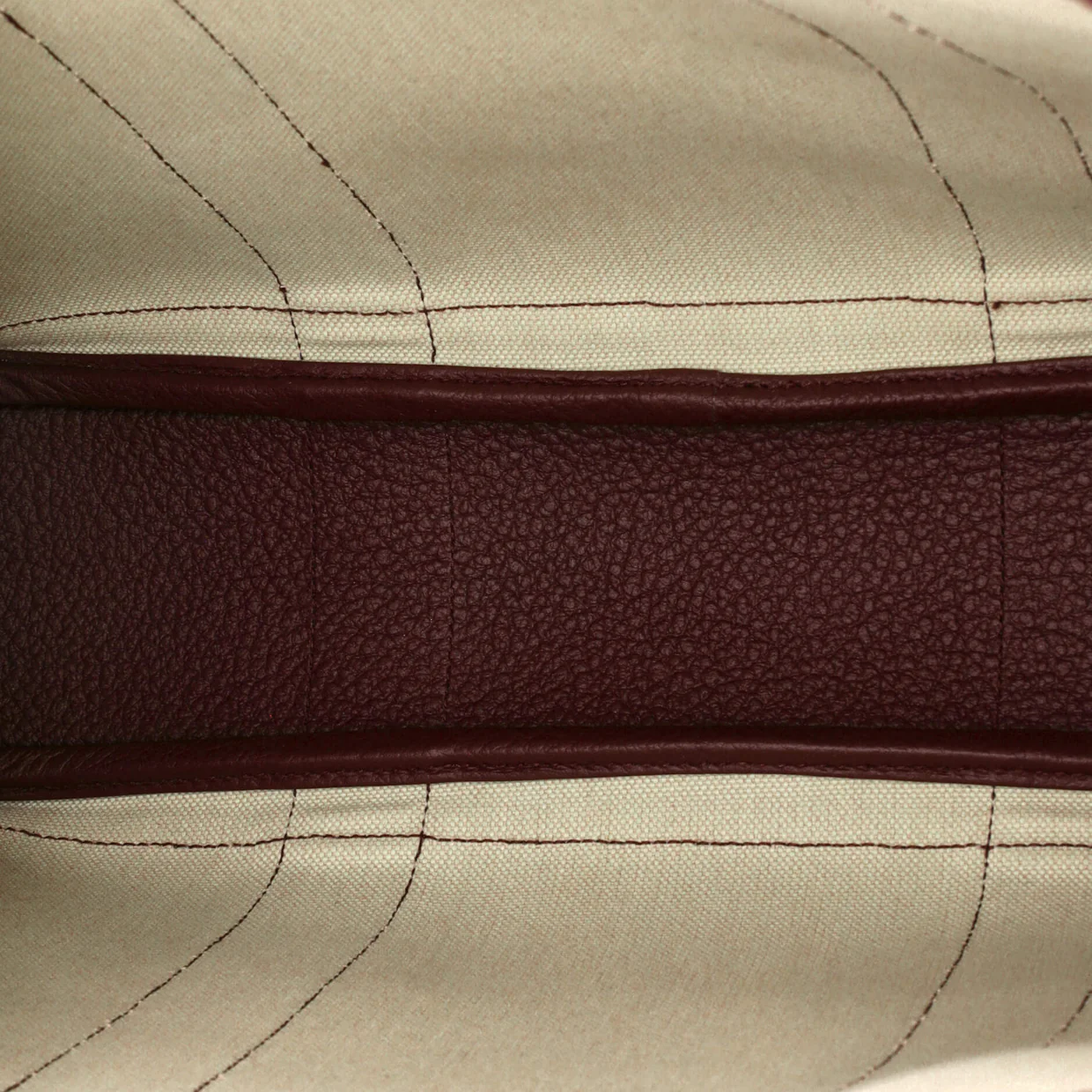 Garden File Tote Toile and Leather 36 - Deep Luxury