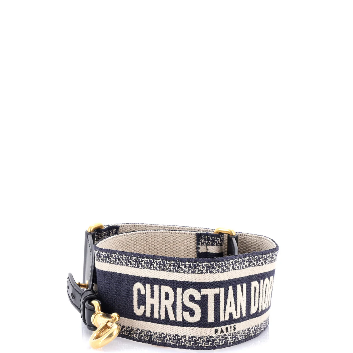 Logo Shoulder Strap Embroidered Canvas - Deep Luxury