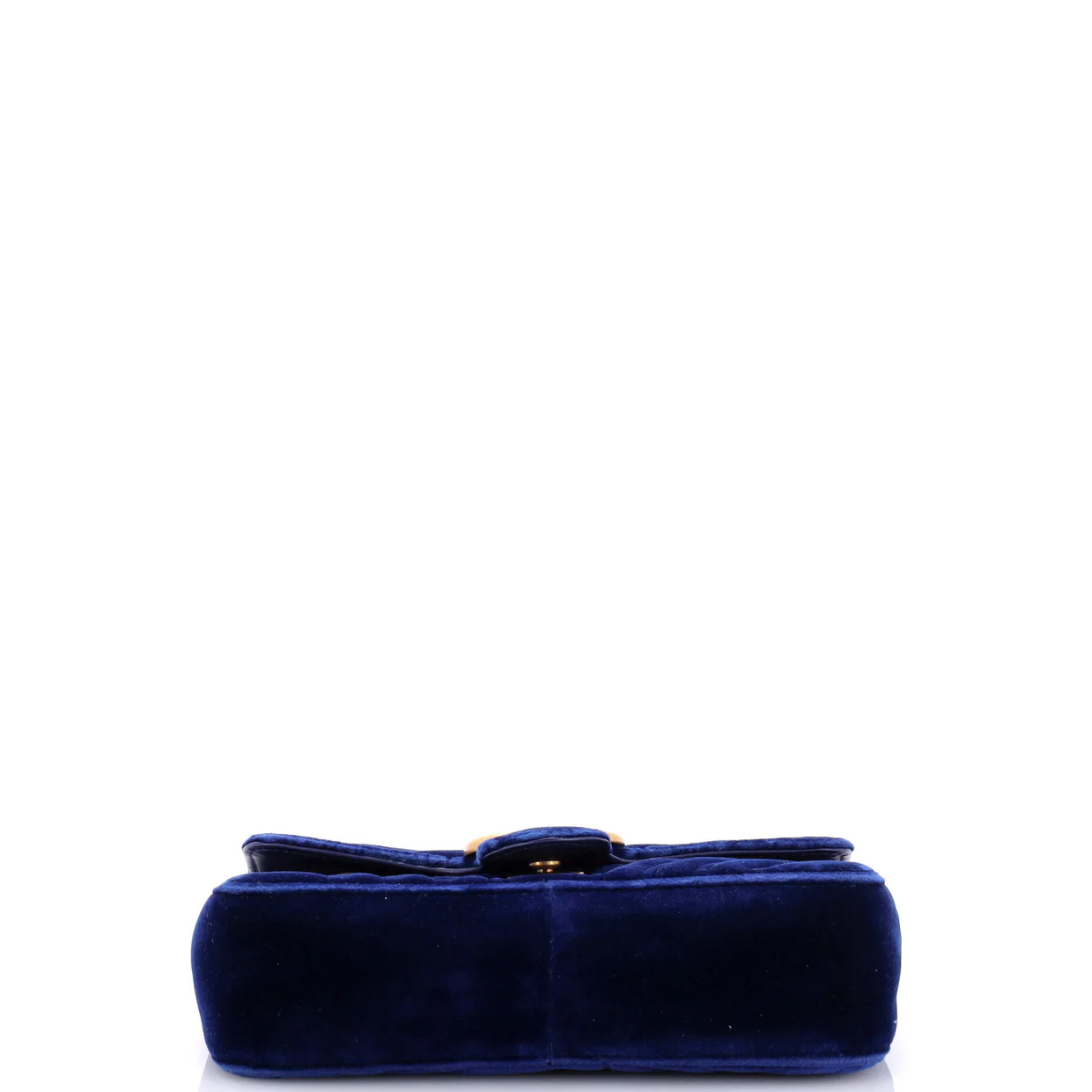 GG Marmont Flap Bag Matelasse Velvet Mini - Deep Luxury