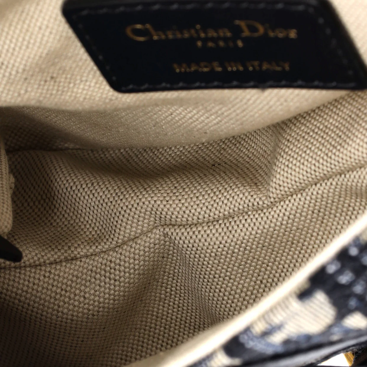 Saddle Handbag Oblique Canvas Mini - Deep Luxury