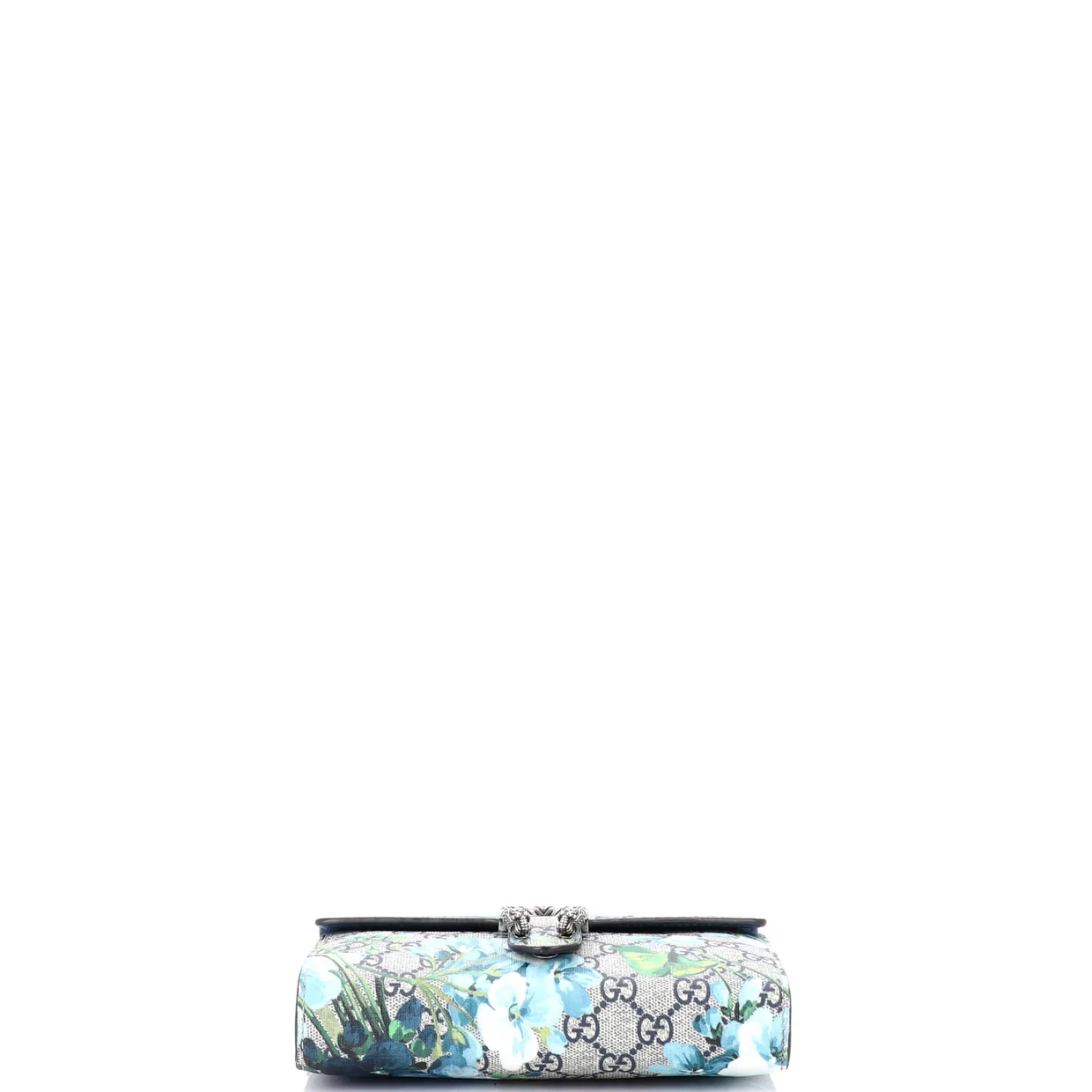 Dionysus Chain Wallet Blooms Print GG Coated Canvas Small - Deep Luxury
