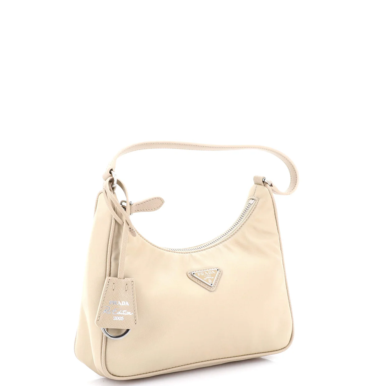 Re-Edition 2005 Hobo Tessuto with Saffiano Leather Mini - Deep Luxury