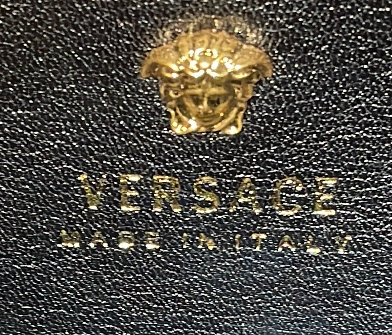 Palazzo Empire Bag Crystal Studded Leather Medium - Deep Luxury