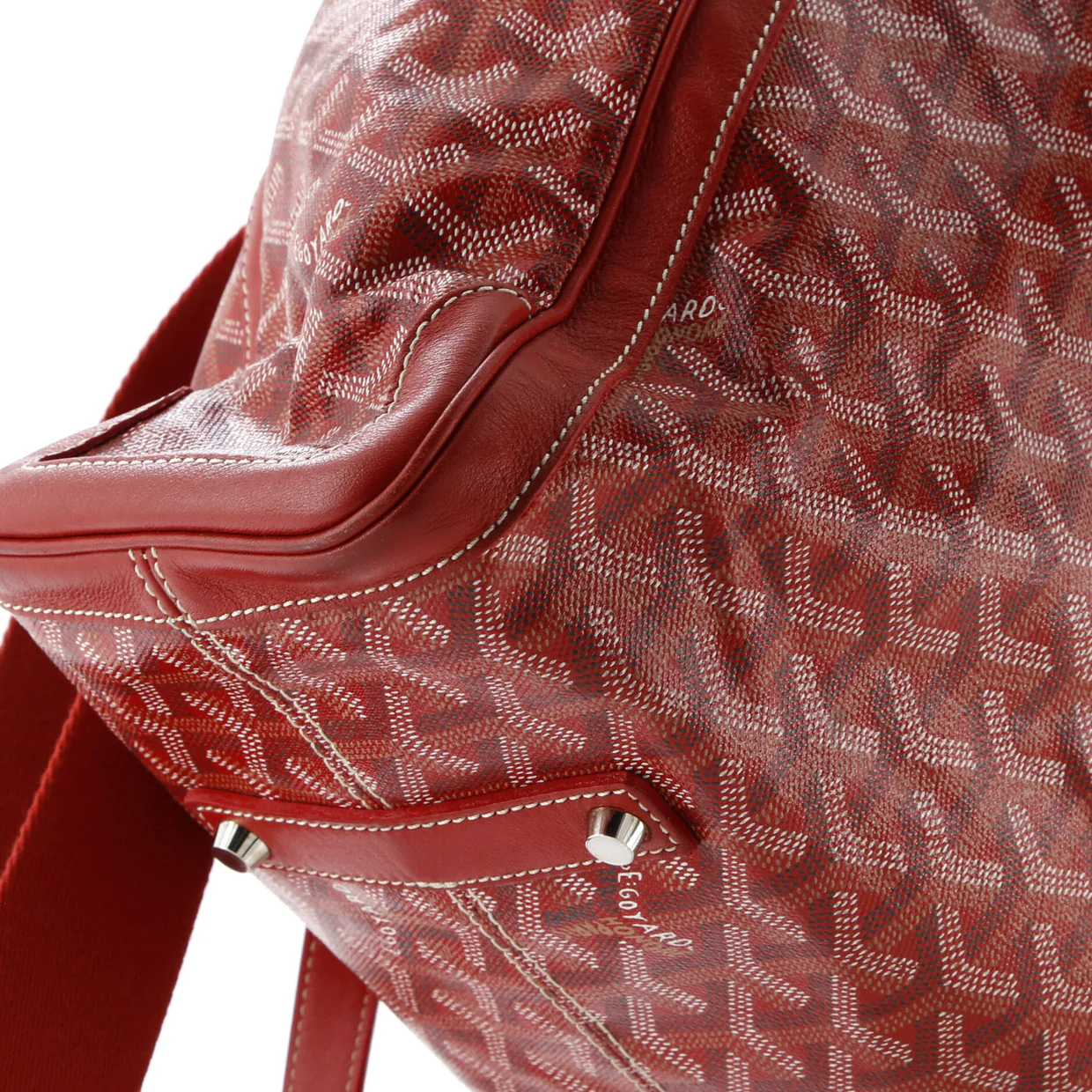 Voltaire Convertible Tote Painted Coated Canvas - Deep Luxury