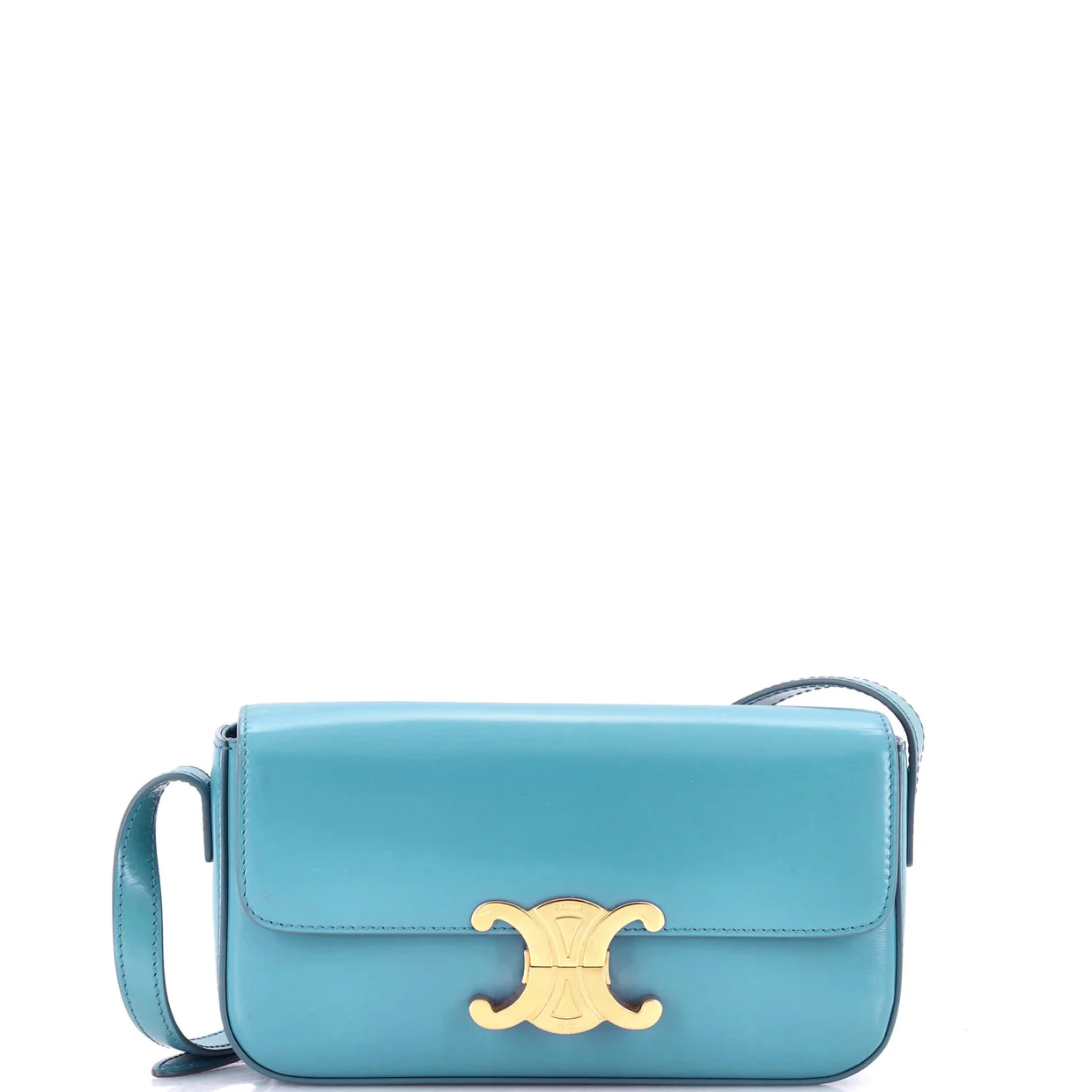 Triomphe East-West Shoulder Bag Smooth Calfskin - Deep Luxury