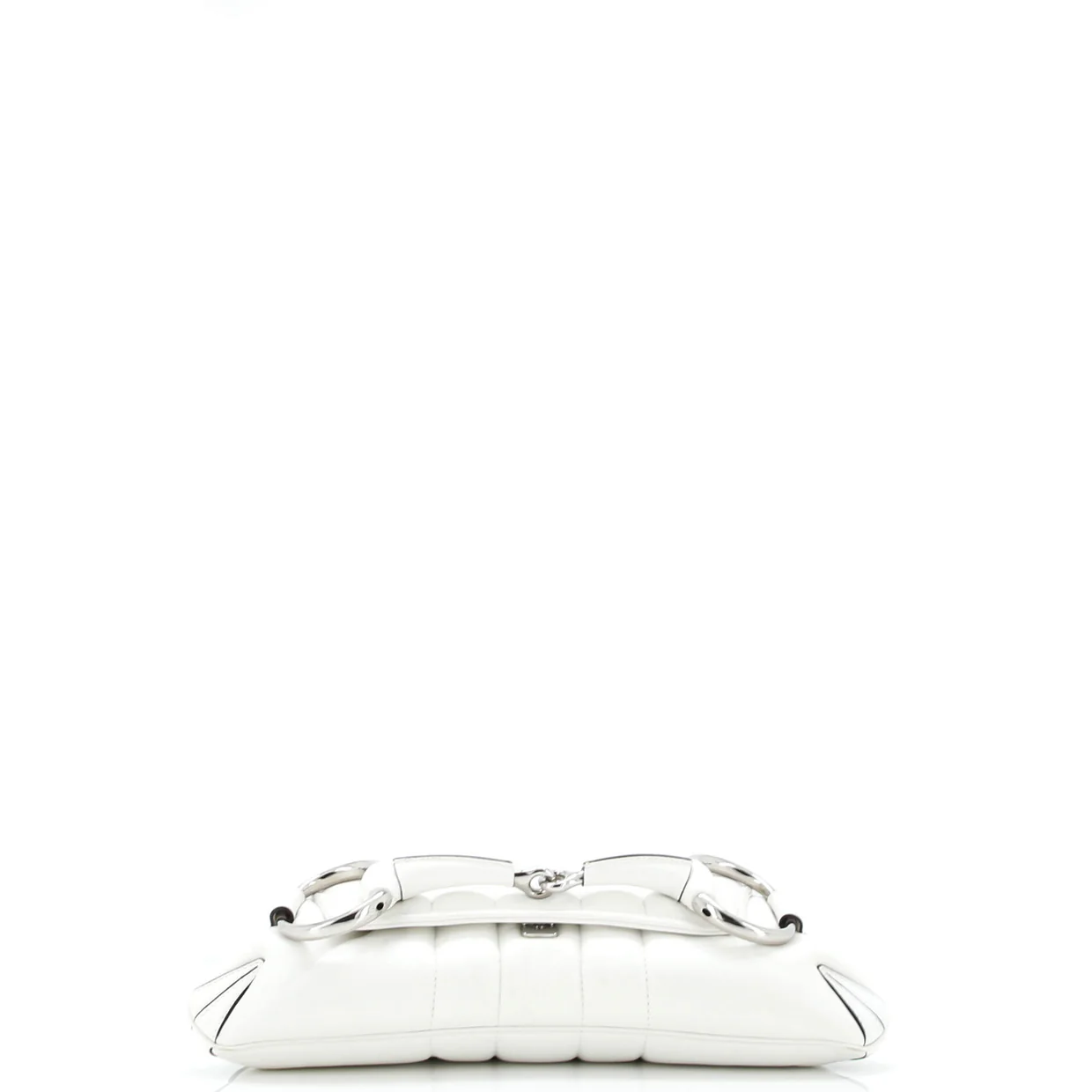 Horsebit Chain Shoulder Bag Vertical Quilted Leather Medium - Deep Luxury