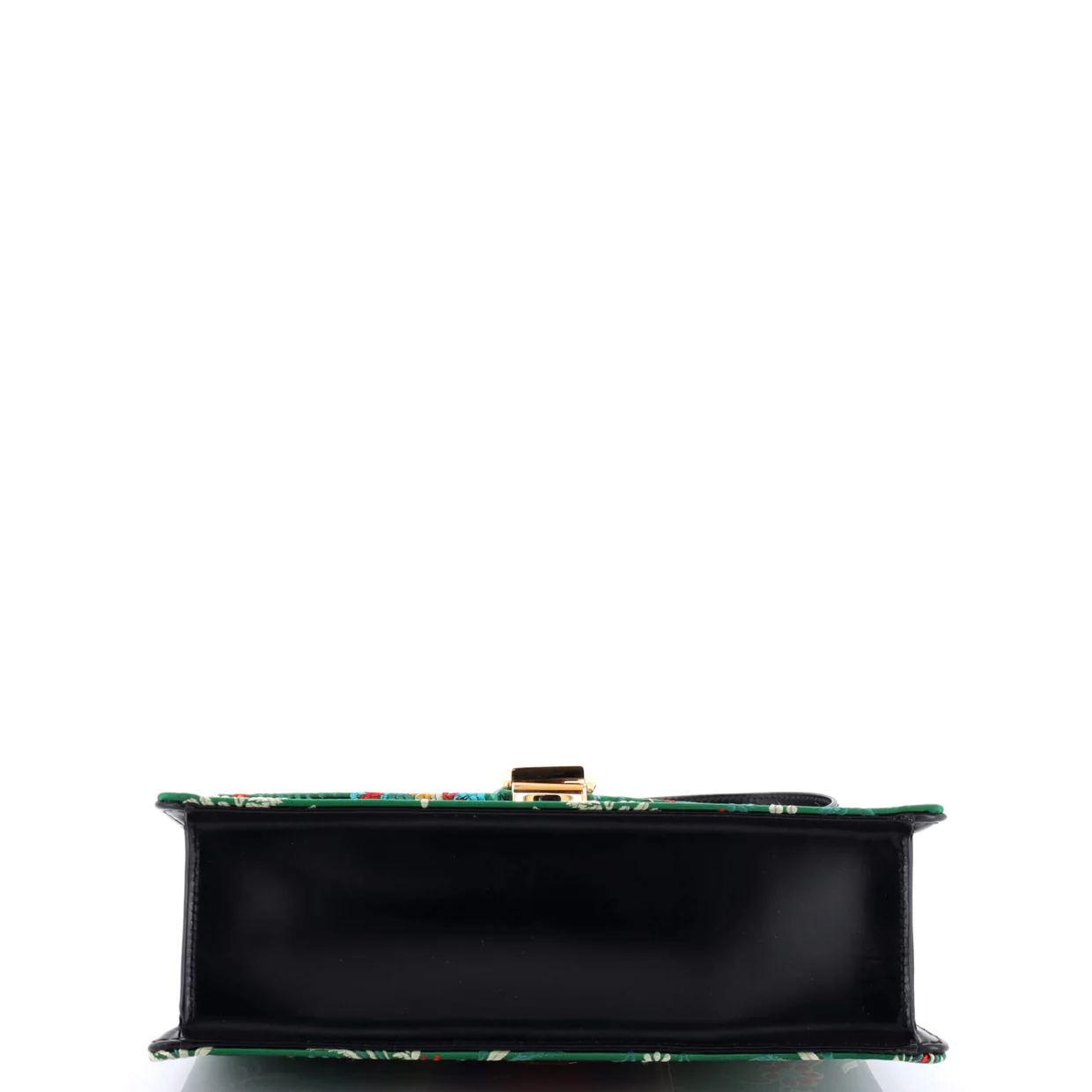 Sylvie Shoulder Bag Floral Jacquard Small - Deep Luxury