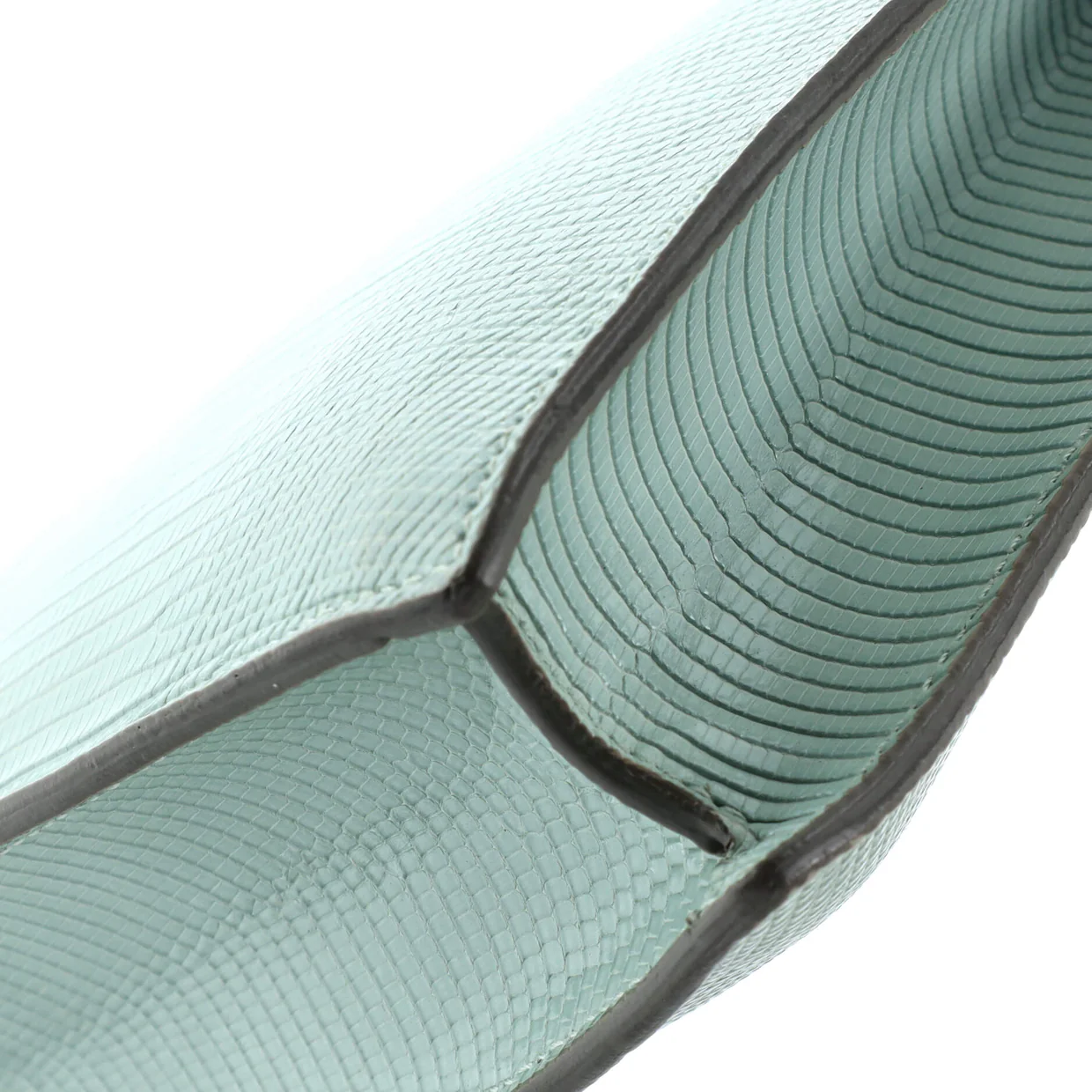 Clasp Crossbody Bag Lizard Mini - Deep Luxury