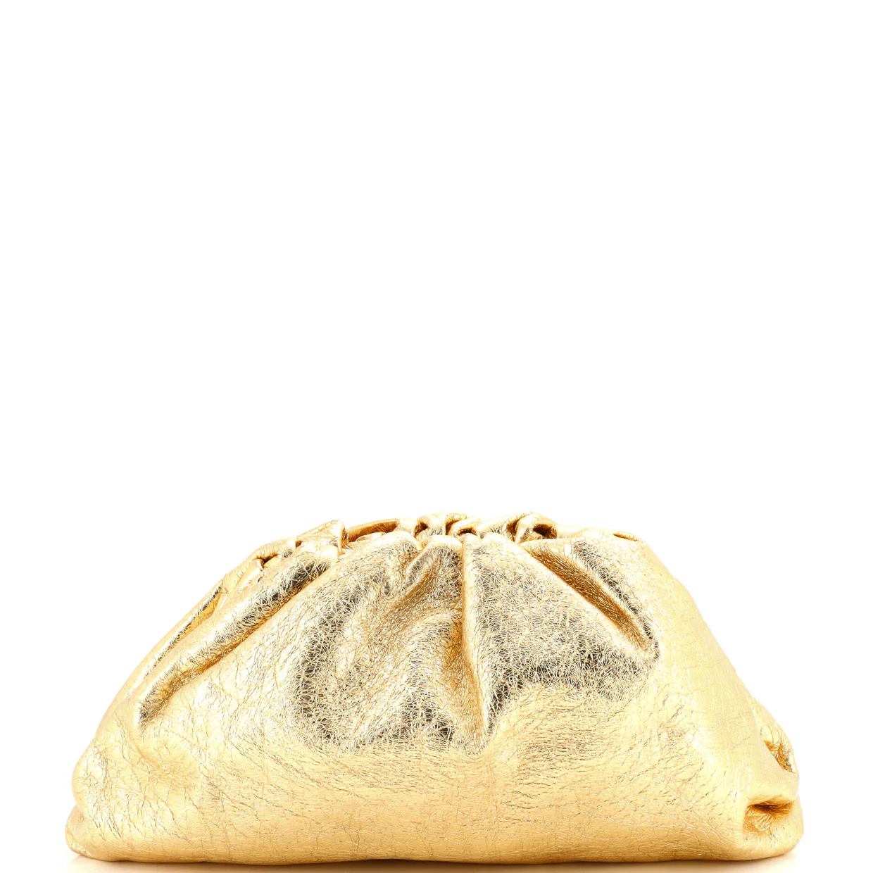 The Pouch Metallic Textured Leather - Deep Luxury