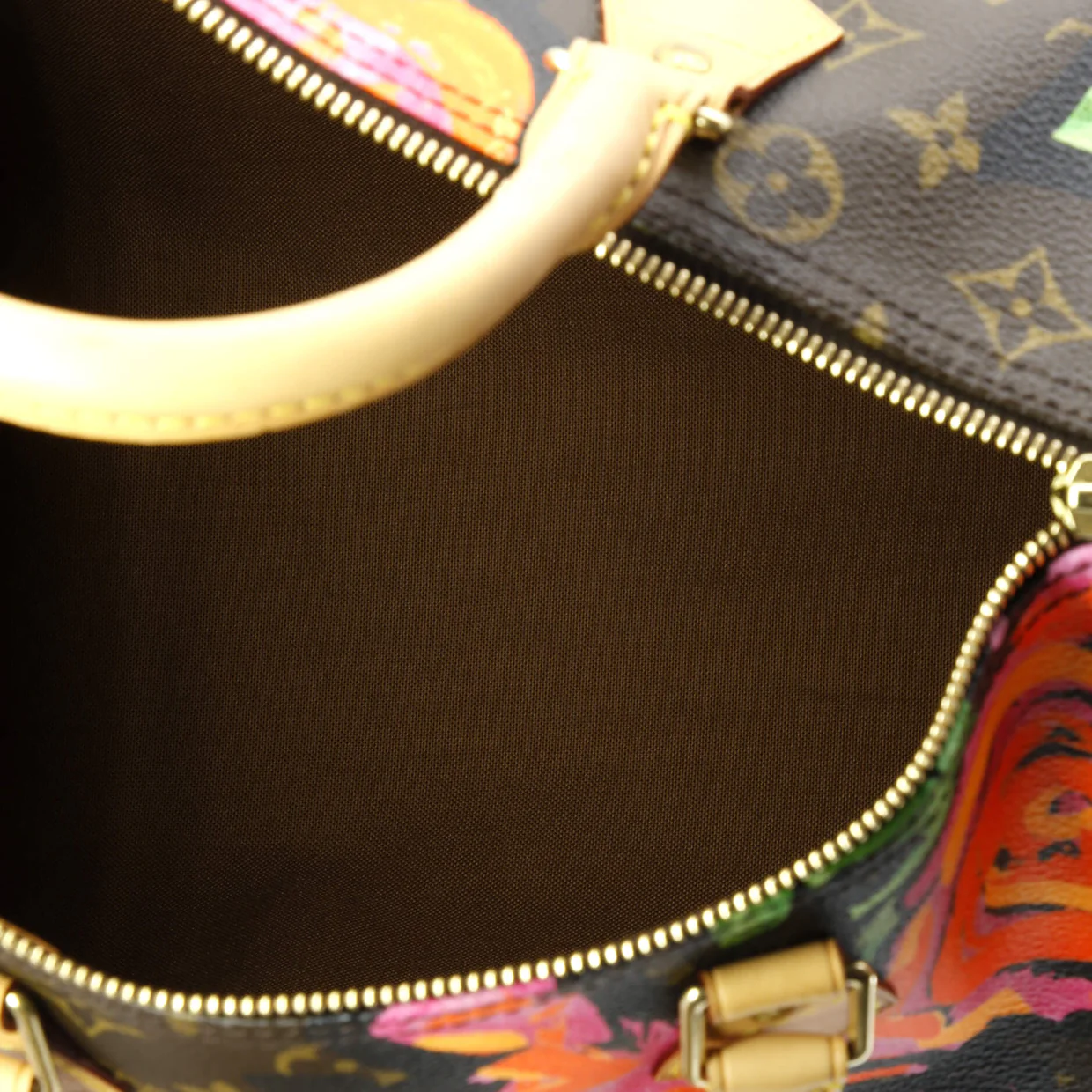 Speedy Handbag Limited Edition Monogram Roses 30 - Deep Luxury