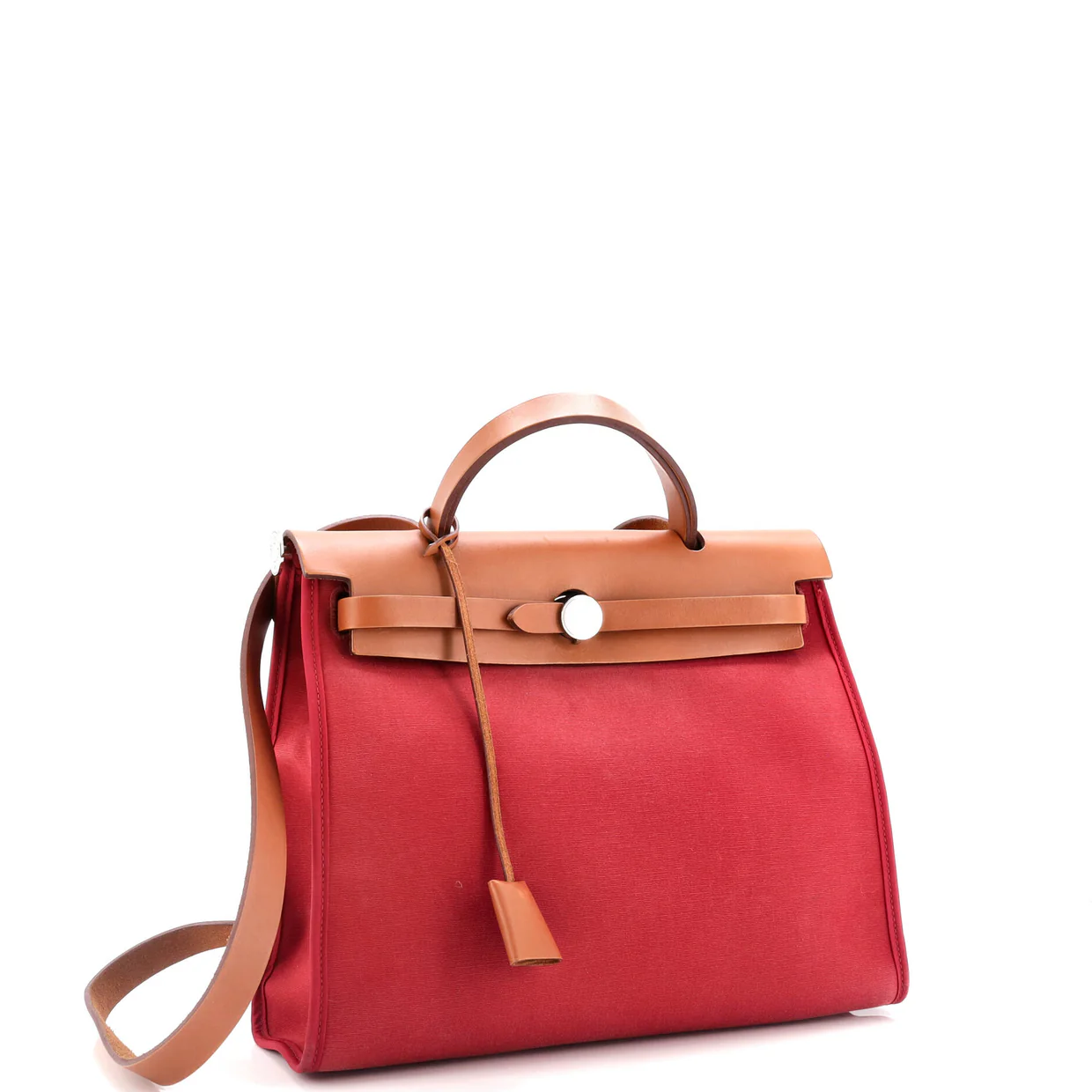 Herbag Zip Leather and Toile 31 - Deep Luxury