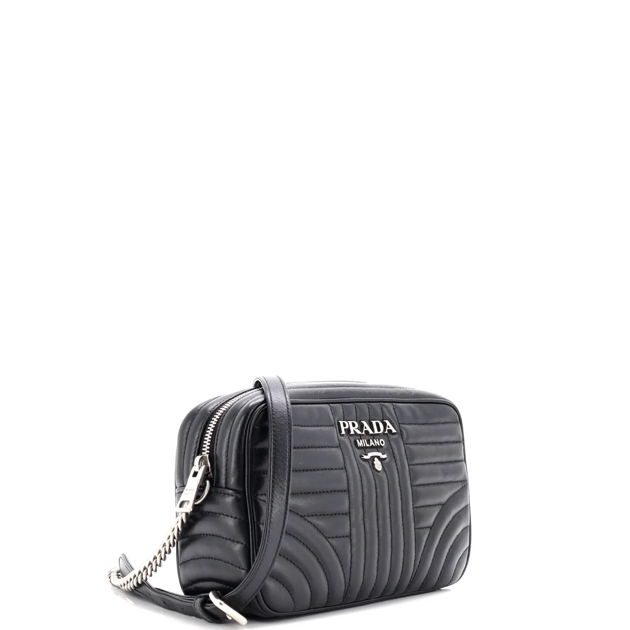 Camera Bag Diagramme Quilted Leather Small - Deep Luxury