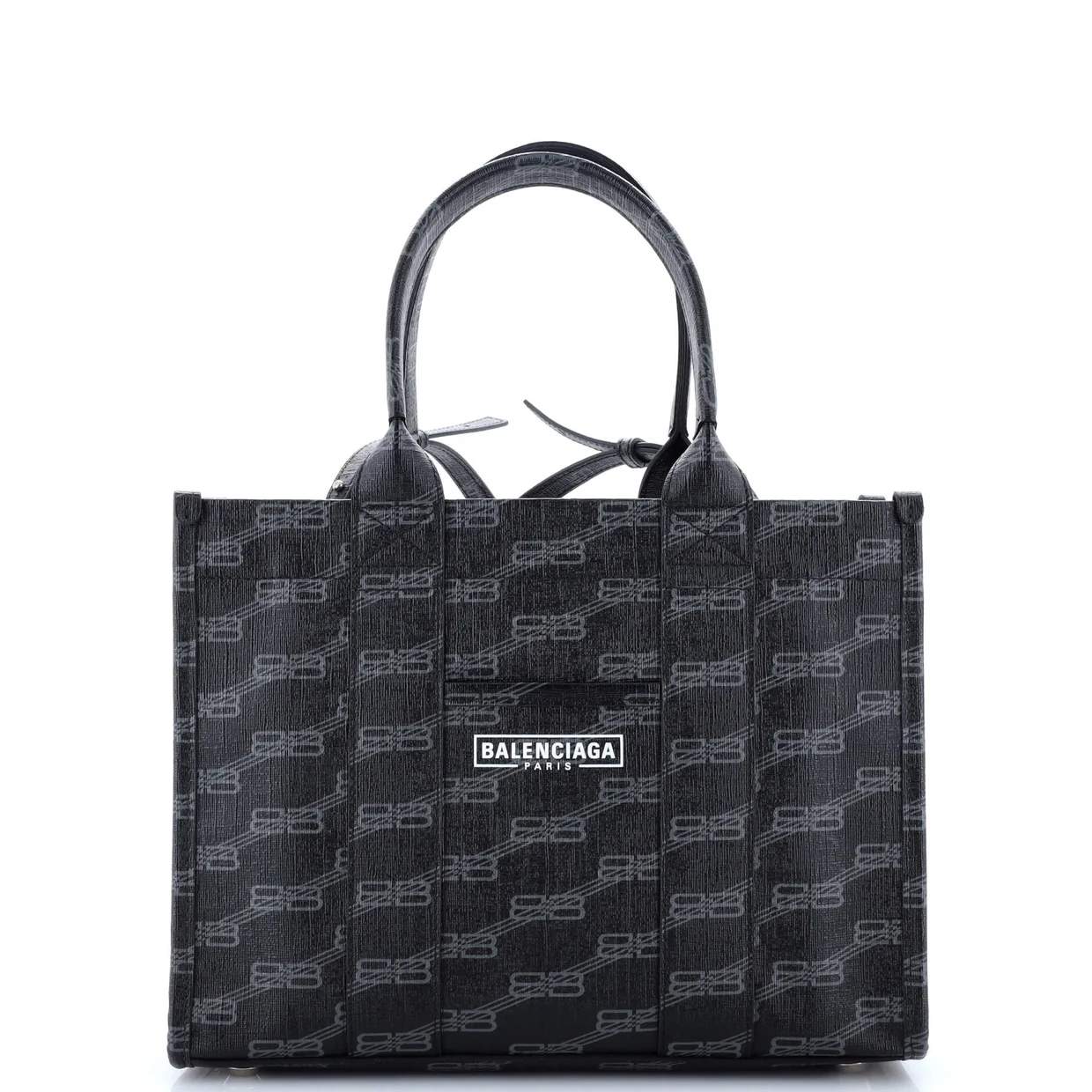 Hardware Tote BB Monogram Coated Canvas Small - Deep Luxury