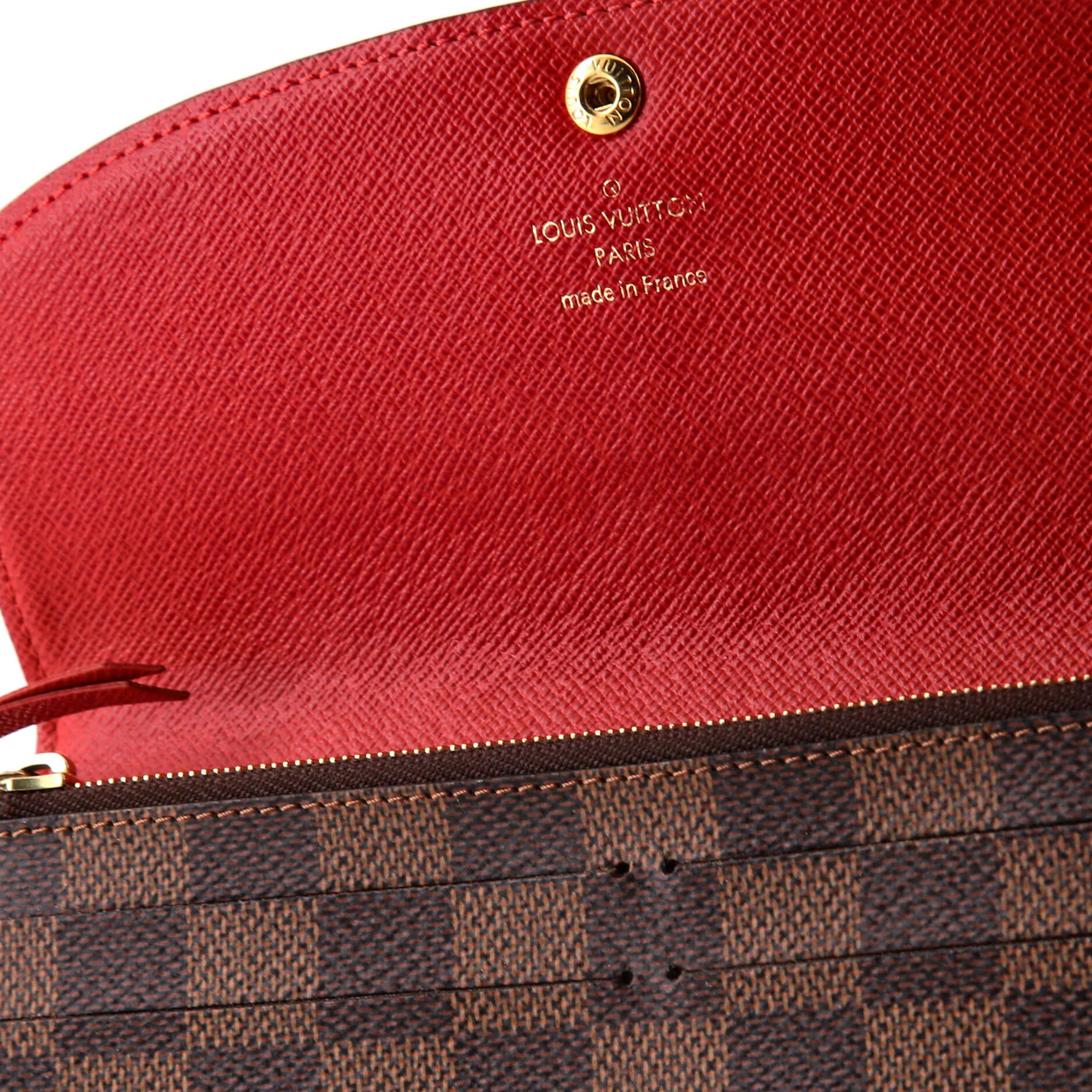 Emilie Wallet Damier - Deep Luxury