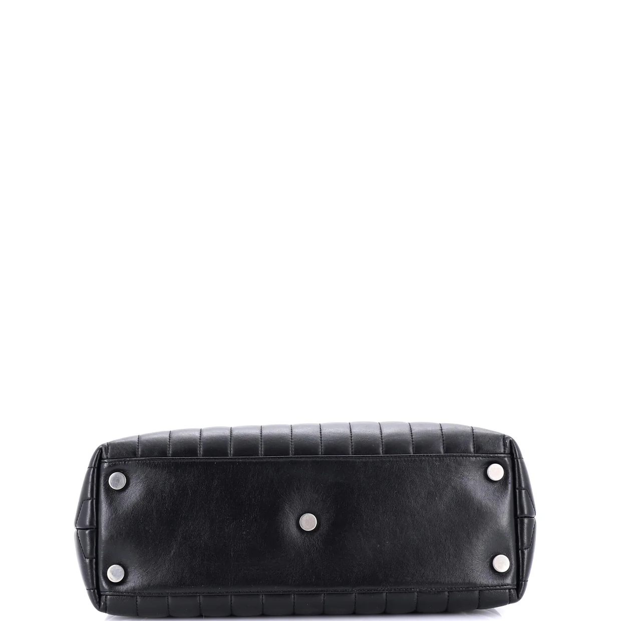 LouLou Tote Matelasse Chevron Leather Large - Deep Luxury