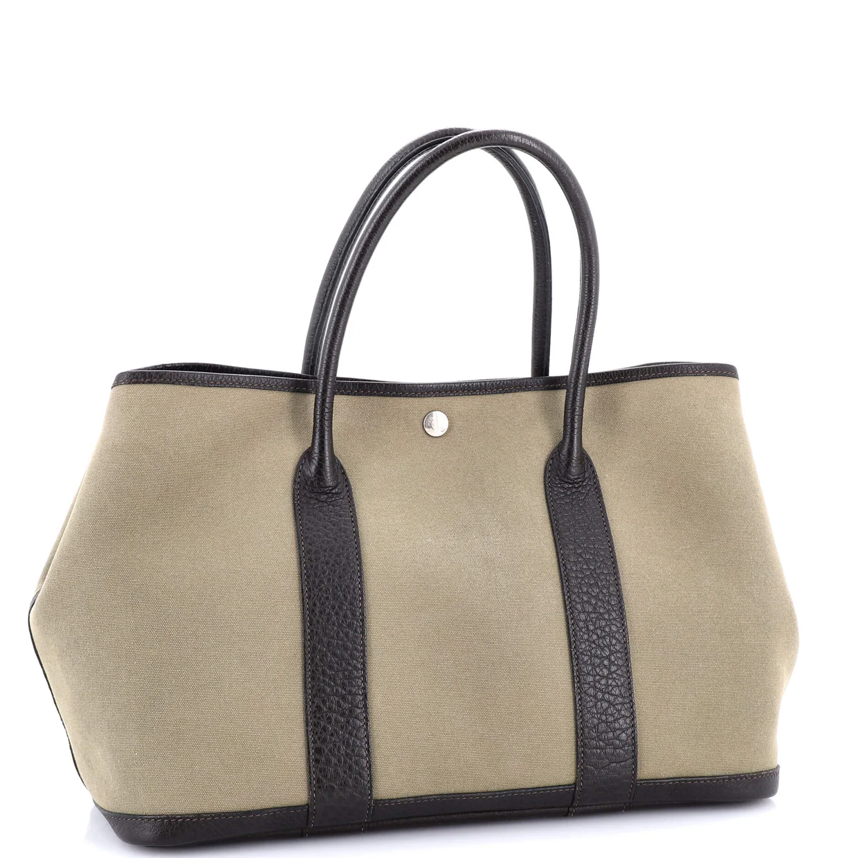 Garden Party Tote Toile and Leather 36 - Deep Luxury