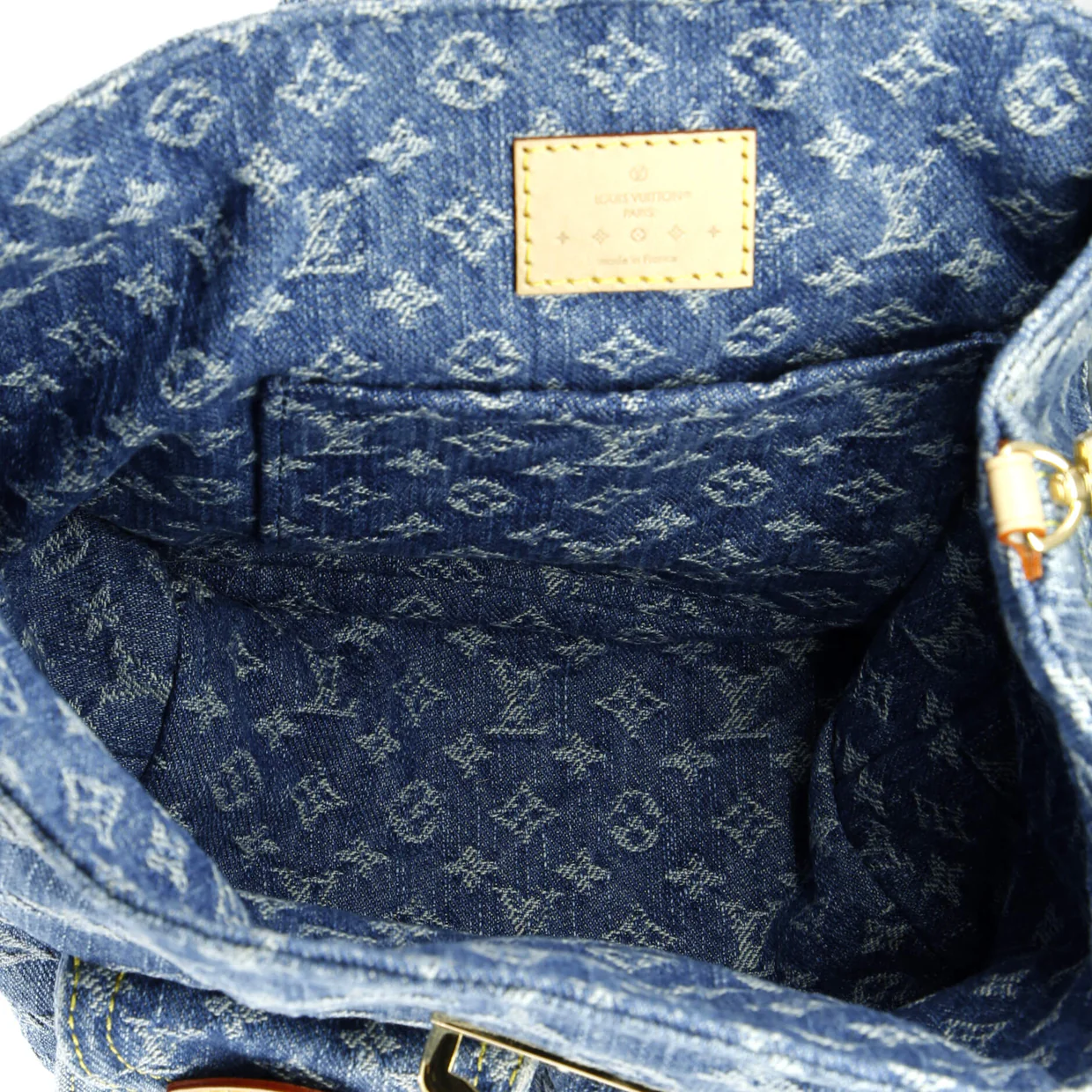 Venice Backpack Monogram Denim - Deep Luxury