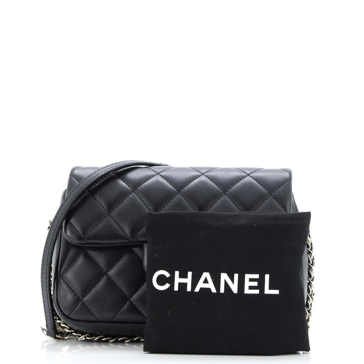 My Precious Pearls Chain Flap Bag Quilted Lambskin Medium - Deep Luxury