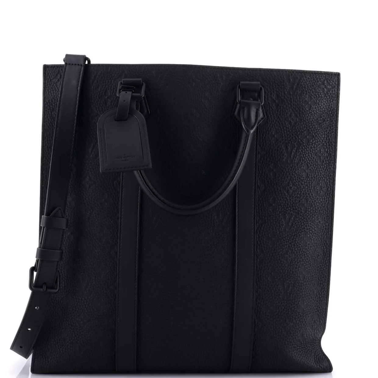 Sac Plat NV Bag Monogram Taurillon Leather - Deep Luxury