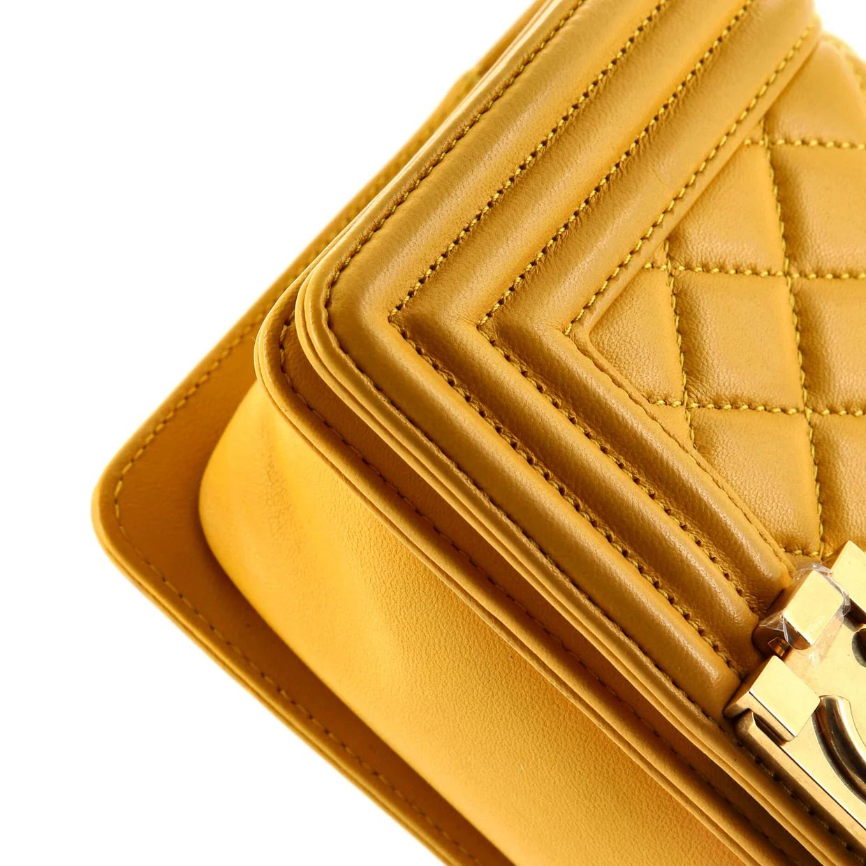 Boy Flap Bag Quilted Lambskin Small - Deep Luxury