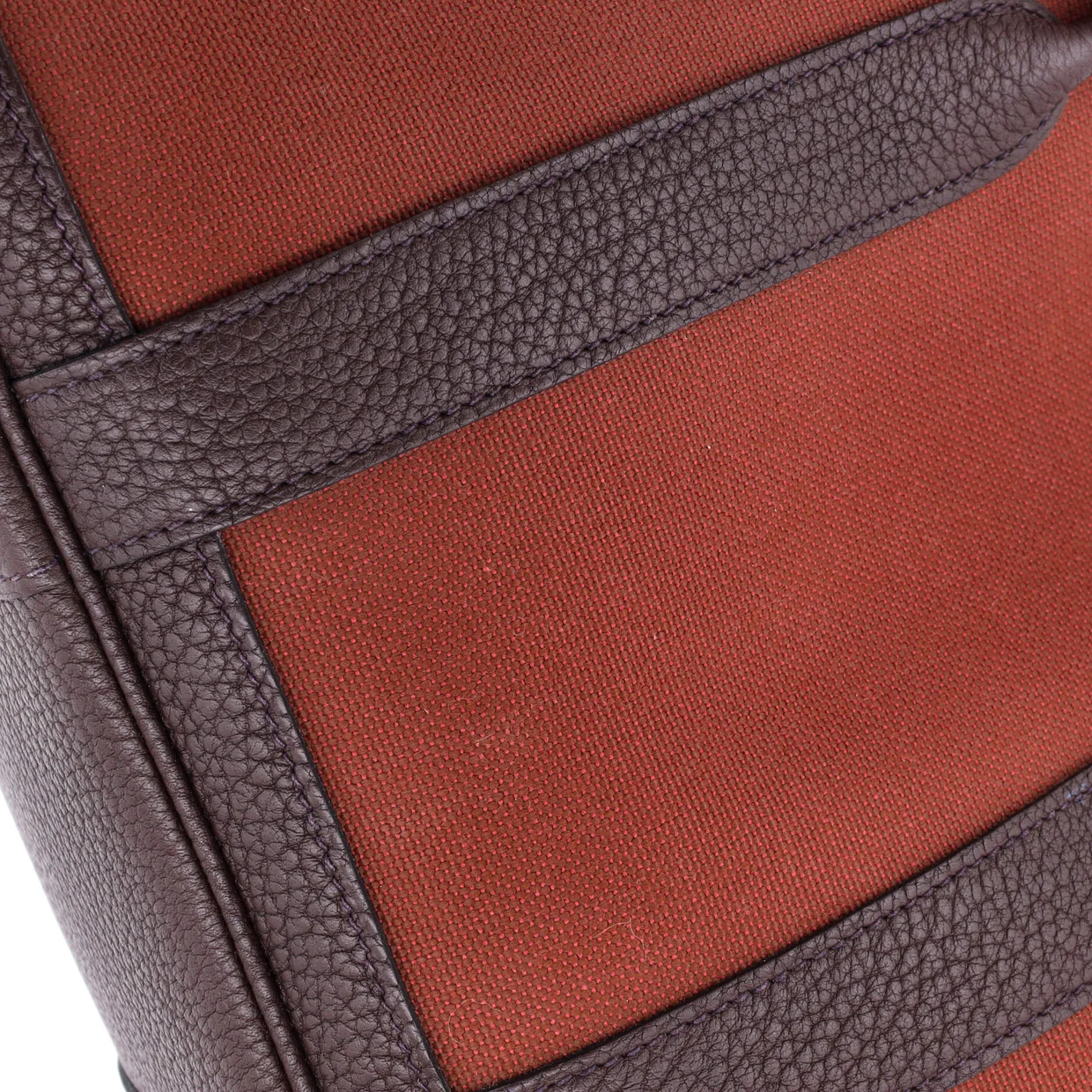 Garden Party Tote Toile and Leather 30 - Deep Luxury