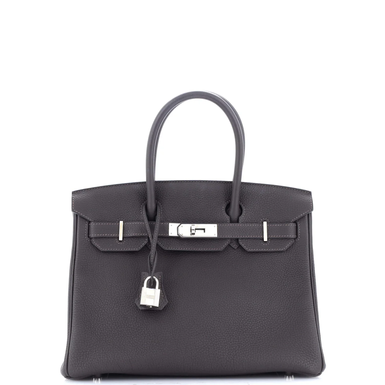 Birkin Handbag Macassar Togo with Palladium Hardware 30 - Deep Luxury